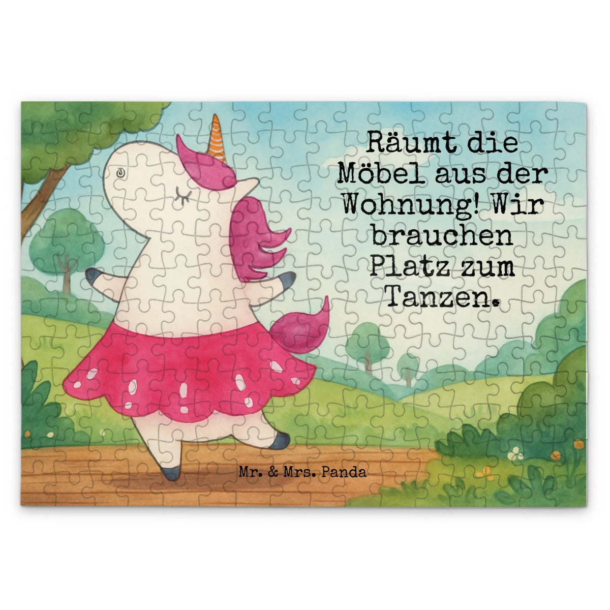 Puzzle Einhorn Ballerina Design 1500 Teile Puzzle, 500 Teile Puzzle, Geduldspiel, 1000 Teile Puzzle, Legespiel, Puzzle, 300 Teile Puzzle, 2000 Teile Puzzle, Puzzlespiel, Unicorn, Einhorn, Einhorn Deko, Einhörner, Lebenslust, Lebensfreude, Tanzen, Spaß, Wohnung, Geburtstag, Tänzerin, Ballerina, Feiern, Party