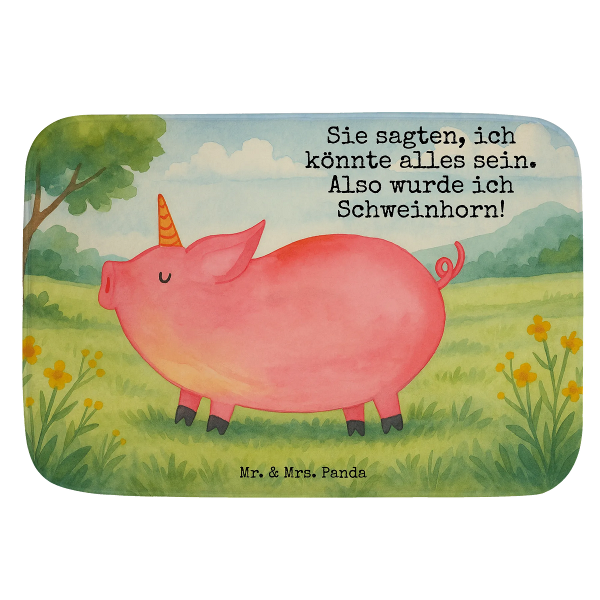 Badematte Einhorn Schwein Design Duschvorleger, bad läufer, Teppich Fürs Bad, Badezimmer Matte, Badteppich, badezimmermatte, teppich für bad, Badematte, wannenvorleger, Bad Fußmatte, badezimmervorleger, Badezimmerteppich, Vorleger Bad, badezimmer läufer, Badläufer, Teppich Bad, Badvorleger, duschmatte, fußmatte bad, Unicorn, Einhorn, Einhörner, Einhorn Deko, Spaß, Funny, Piggy, English, Party, Witzig. Lustig, Spruch, Schwein, Bauer, Pig, Englisch, Schweinhorn, Geschenk
