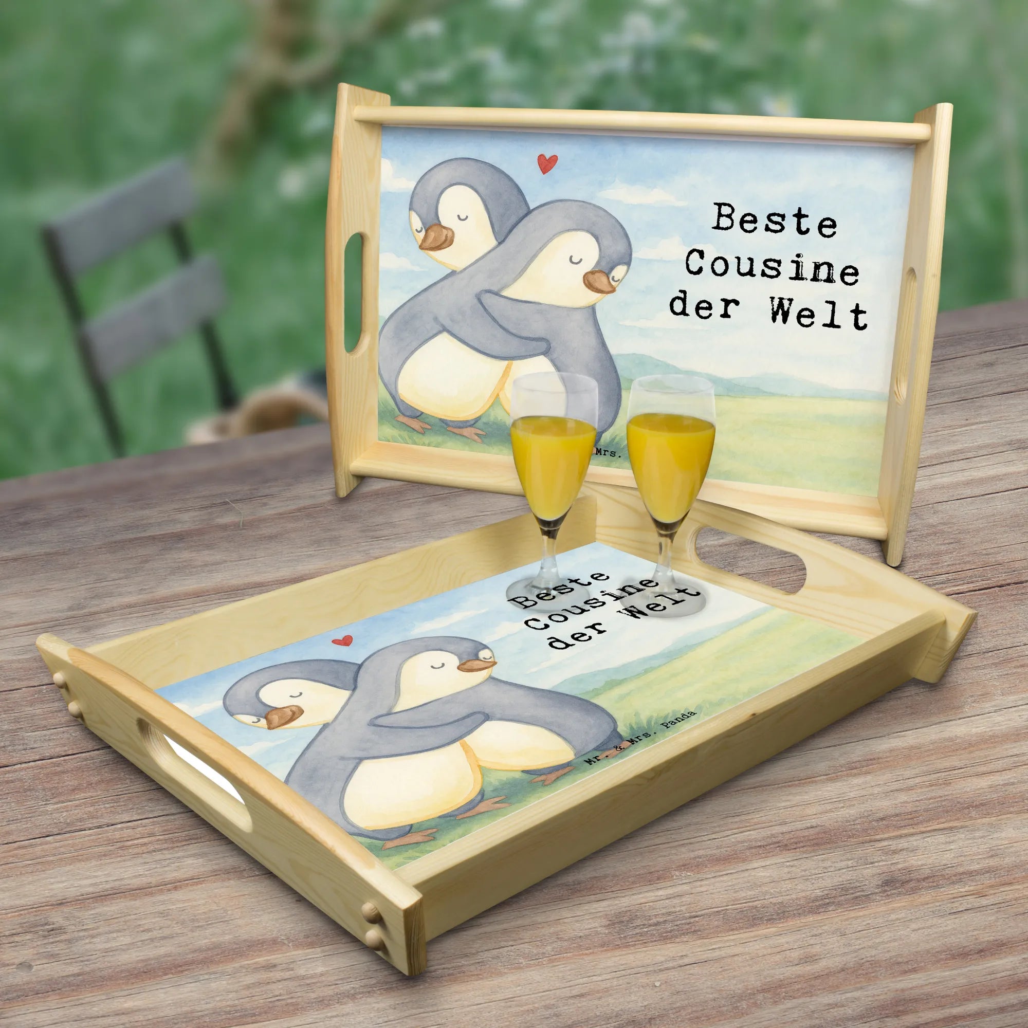 Taca serwisowa Pingwin Najlepsza kuzynka na świecie Design frühstückstablett holz, couchtablett, Dekotablett, Snack Tablett, Tablett, Frühstückstablett, Deko Tablett, tragetablett, serviertablett holz, betttablett holz, kaffeetablett, tablett aus holz, Sofa Tablett, echtholz tablett, teetablett, Servierplatte Holz, Küchentablett, tablett holz, Bett-Tablett, getränketablett, Holztablett, tablett für getränke, wohnzimmertablett, Servier Tablett, küchentablett holz, holz serviertablett, tablett zum servieren, Kaffee Tablett, serviertablett aus holz, tablett für essen, Tee Tablett, Serviertablett, sofatablett, essenstablett, ablagetablett, tablett für bett, betttablett, Tablett aus Echtholz, Geschenkidee, Geschenk, Schenken, Mitbringsel, Geburtstag, Geburtstagsgeschenk, für, Danke, Dankeschön, Bedanken, Freude machen, Geschenktipp, Cousine, Verwandtschaft, Tochter von Onkel, Cousinchen, Tochter von Tante, Cousin, Kousine, Kusine, Familie