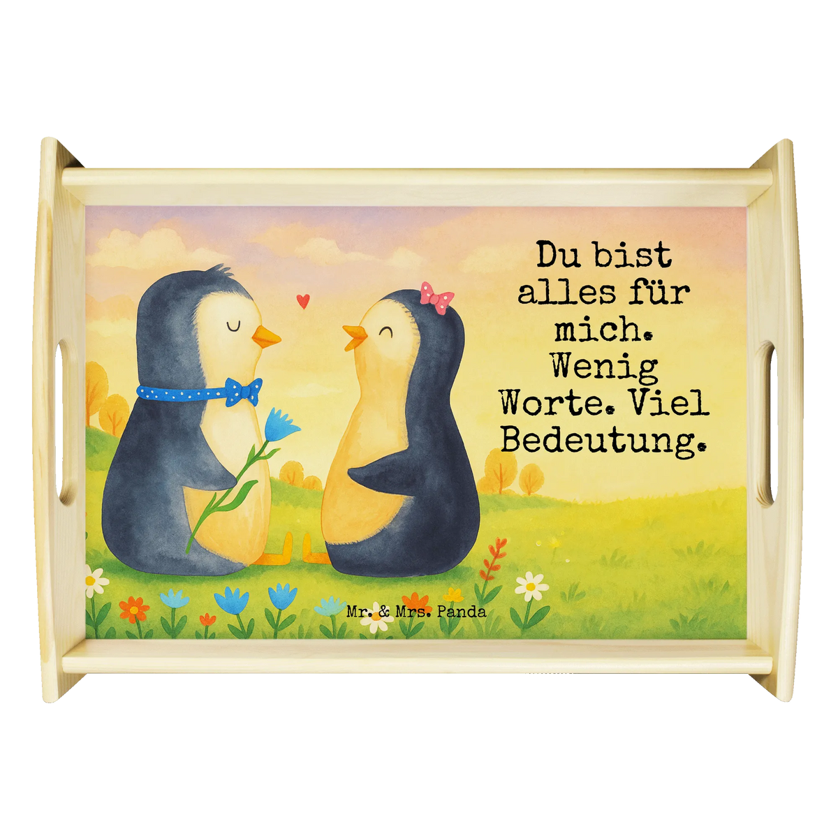 Serving tray Penguin pair Design North Pole, Penguins, dream couple, anniversary, wedding day, wedding gift, proof of love, wedding, love gift, great love, lovers, penguins