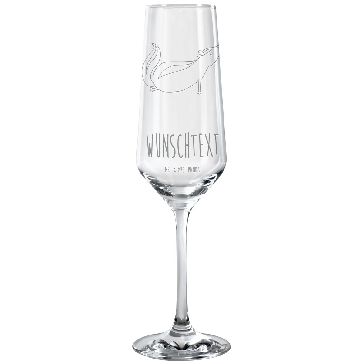 Personalized Sparkling Wine Glass skunk yoga Sektglas mit Gravur, personalisiertes Sektglas, Champagnerglas Mit Namensgravur, Sektglas personalisiert, Sektglas personalisieren, Champagnerglas Gravur, graviertes sektglas, Personalisiertes Champagnerglas, Sektglas Mit Namen, Champagnerglas mit Gravur, Dekoratives Sektglas Mit Wunschnamen, Sektglas gravieren lassen, Design-Sektglas Mit Gravur, Stinktier, Skunk, Wildtier, Yoga, Stinki, Lebe, Raubtier, Liebe, Namaste, Lache, Stinker