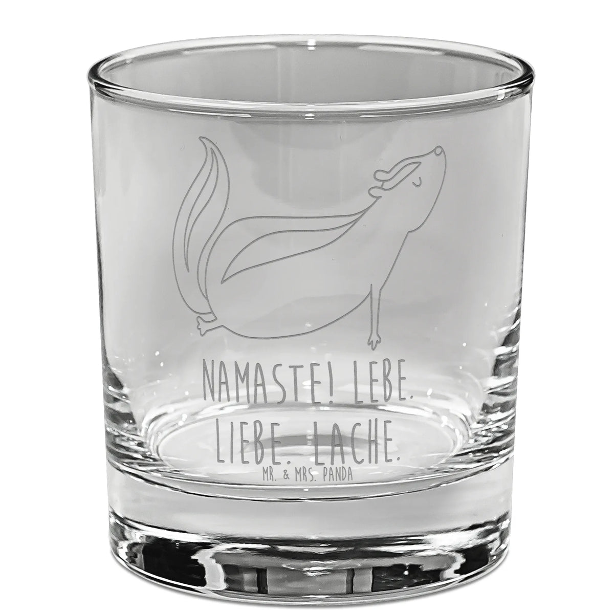 Whiskey Glas Stinktier Yoga Whisky Tumbler, Whiskey Tumbler, Tumbler, Whisky Becher, Old Fashioned Glas, Whiskeyglas, Bourbon Glas, Tumbler Glas, Whiskyglas, Lowball Glas, Whiskey Becher, Rocks Glas, Spirituosenglas, Scotch Glas, eiswürfelglas, Gravur Whiskyglas, Stinktier, Skunk, Wildtier, Lebe, Liebe, Raubtier, Yoga, Namaste, Stinker, Stinki, Lache