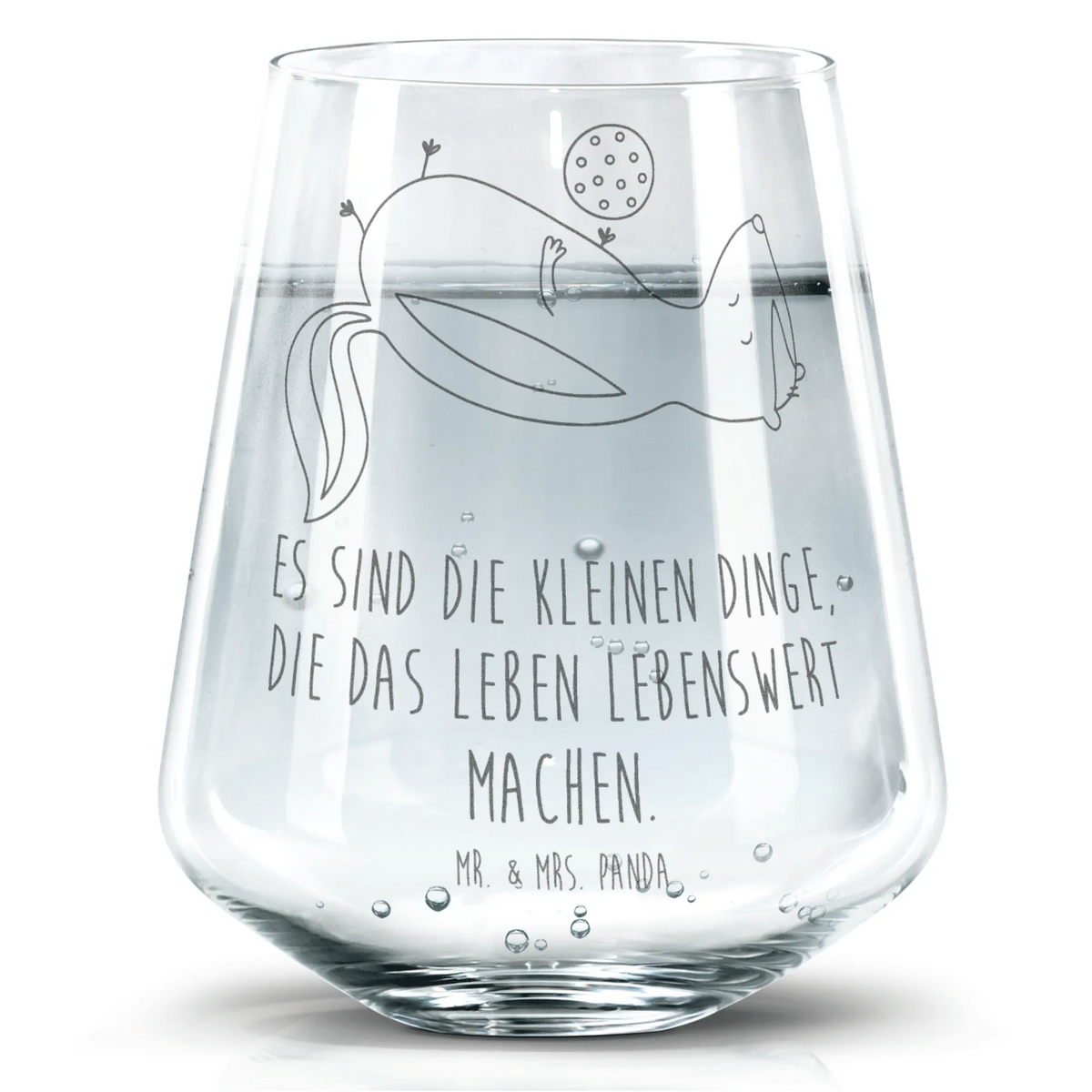 Trinkglas Stinktier Ball Dekoglas, Wasserglas, Limonadenglas, Glas, Trinkgefäß, Saftglas, Designglas, Allzweckglas, Tumbler Glas, Wasserbecher, Glasbecher, Panda Glas, Trinkglas, Becherglas, Geschenkglas, getränkebecher, Stinktier, Skunk, Weisheit, Stinki, Verspielt, Stinker, Raubtier, Wildtier