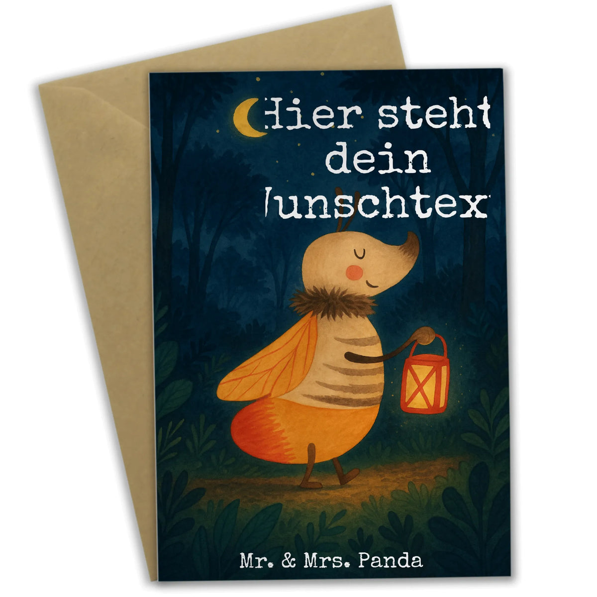 Personalisierte Grußkarte Glühwürmchen Design Personalisierte Karte, Personalisierte Klappkarte, individuelle grußkarte, Personalisierte Grußkarte, Grußkarte personalisierbar, grußkarte personalisiert, Grußkarten Personalisiert, Lustige Sprüche, Tiere, Tiermotive, Gute Laune, Verlobung, Liebe, Liebesbeweis, Liebesspruch, Falter, Leuchten, Lieblingsmensch, Heiratsantrag, Magisch, Jahrestag, Glühwurm, Glühwürmchen