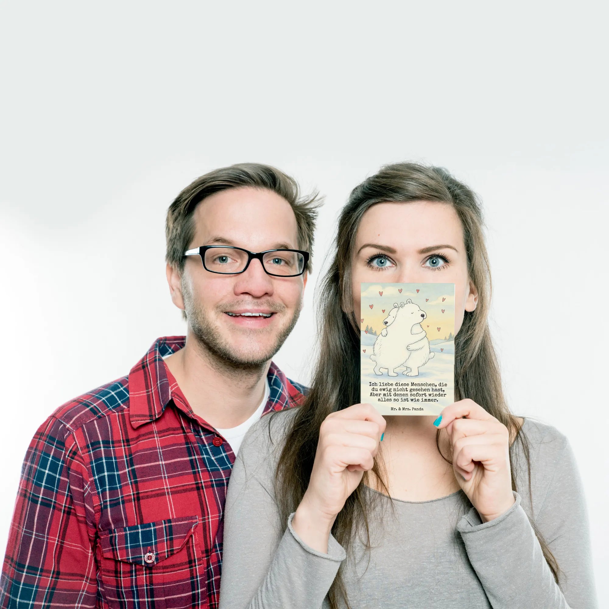 Postkarte Eisbär Umarmen Design Ansichtskarte, Postkarte, Designkarte, Motivkarte, Postkarten, Kunstkarten, einzelkarte, Fotokarte, Ansichtskarten, bildkarte, spruchkarte, kunstkarte, Grußkarte, Tiere, Tiermotive, Gute Laune, Lustige Sprüche