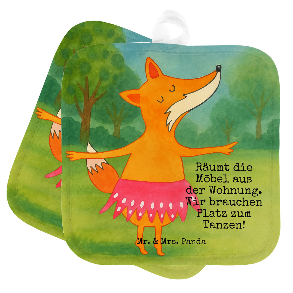 2er Set Topflappen  Fuchs Ballerina Design Ofenlappen, Doppel Topflappen, Topflappenset, Topflappen, Topflappen 2er Set, Topfuntersetzer, Zwei Topflappen, topfhalter, Kochlappen, Topflappen Set, Topflappen im Doppelpack, 2er Set Topflappen, Fuchs, Fuchs Spruch, Tanzen, Füchse, Ballerina, Tänzerin, Ballett, Party, Einladung, Geburtstag, Füchsin