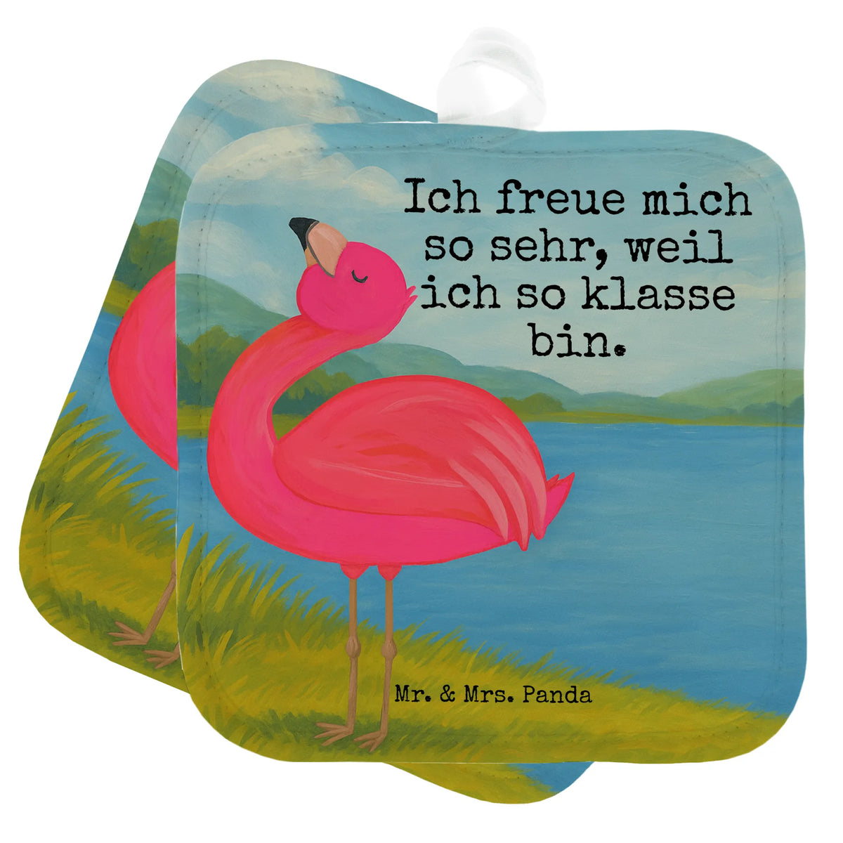 2er Set Topflappen  Flamingo Stolz Design Topflappen im Doppelpack, Topflappenset, Doppel Topflappen, Topflappen 2er Set, Topfuntersetzer, Zwei Topflappen, topfhalter, Kochlappen, Ofenlappen, 2er Set Topflappen, Topflappen Set, Topflappen, Flamingo, Stolz, Selbstakzeptanz, Freundin, Schwester, Tochter, Freude, Selbstliebe, Mama, Beste Freundin