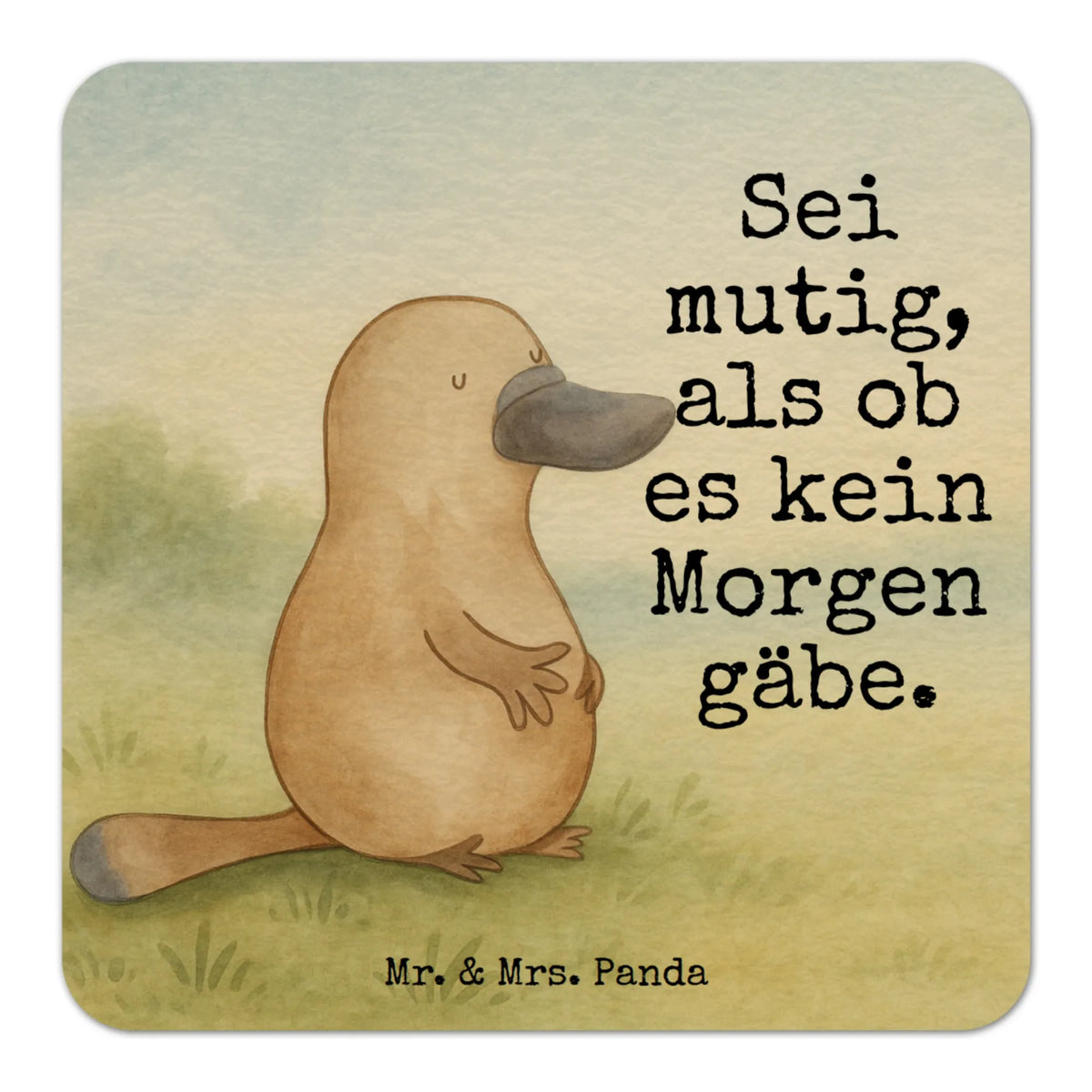 Coaster platypus courage Design