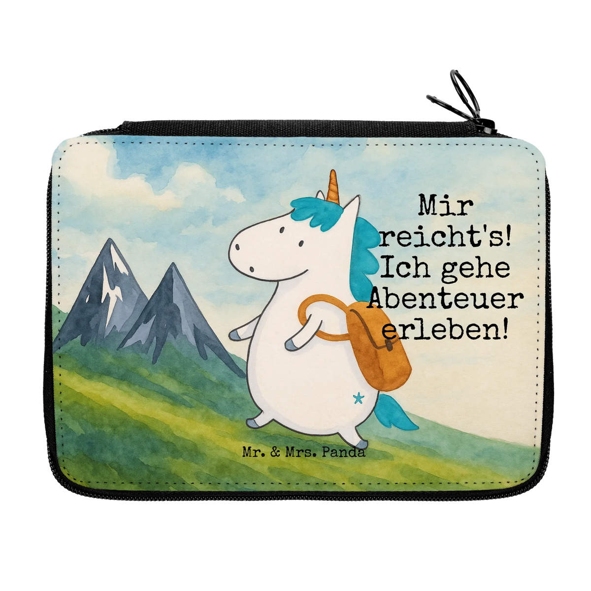 Federmappe Einhorn Bergsteiger Design Stiftebeutel, Schlampermäppchen, Etui, Farbstiftetui, Zeichenetui, Malmappe, Schreibetui, Schulmäppchen, schulmäppchen set, Buntstiftetui, Federpenal, Bleistiftetui, Etui für Stifte, Schüleretui, Bleistift Etui, Federmappe Set, Schlamper, Stiftetasche, Stiftemappe, Schreibmappe, Kinder Federmappe, Stifteetui, Buntstiftmäppchen, Schuletui, Mäppchen, Stifte Etui, Federtasche, reiseetui, Federmäppchen, Federmappe, Unicorn, Einhorn, Einhörner, Einhorn Deko, Weltreise, Bergsteiger, Abenteurer, Berge, Entdecker, Urlaub, Weltenbummler, Reisen, Abenteuer