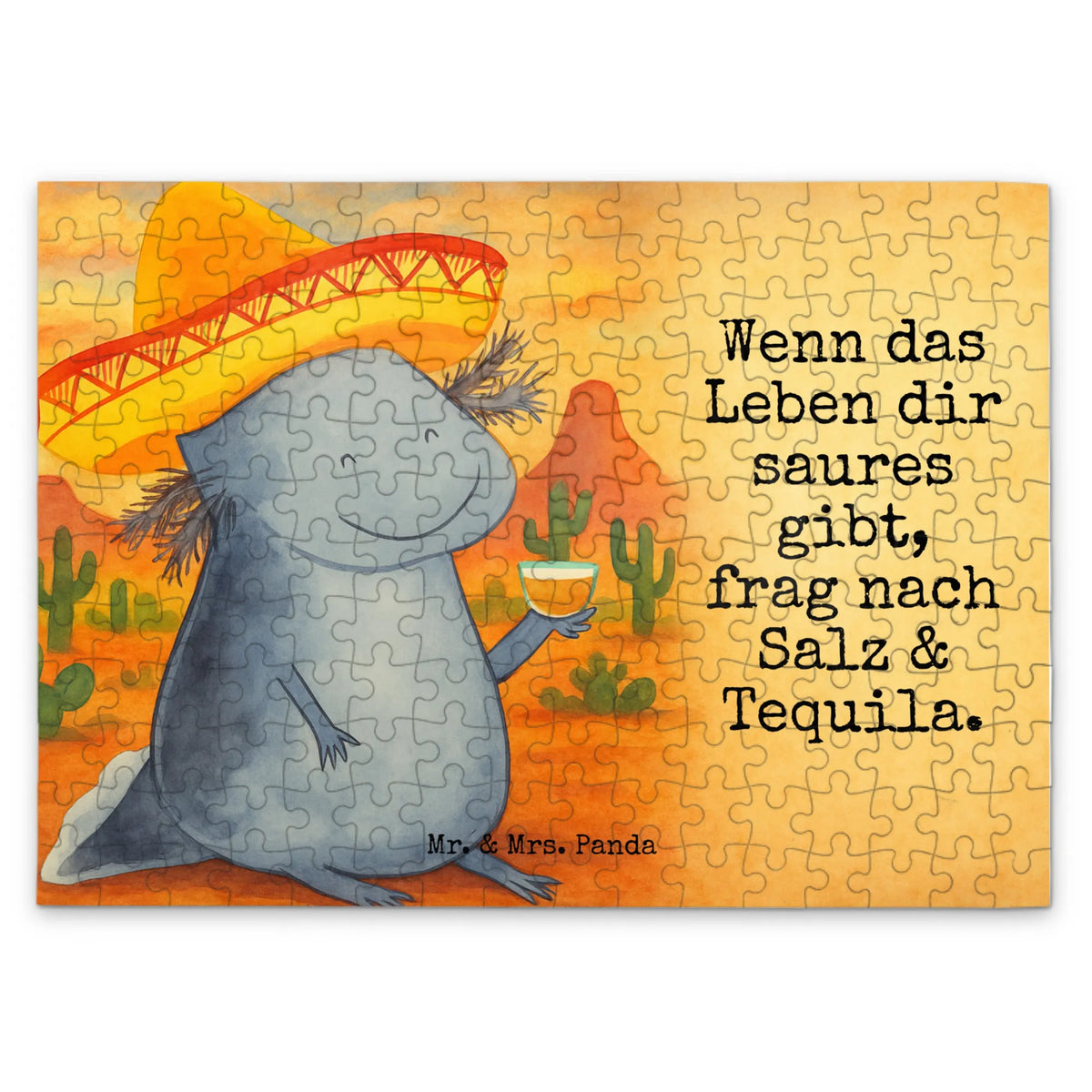 Puzzle axolotl tequila Design Axelotl, marine animals, Mexican walking fish, salamander, Tail Lurch, Saying, Fire Salamander, Fire Dragon, Lemon, Amphibian