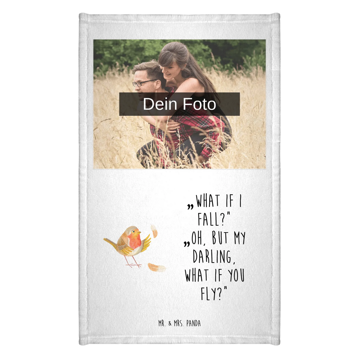Personalisiertes Foto Gästehandtuch Rotkehlchen Federn Foto auf Handtuch, Handtuch mit Bild, Fotodruck Handtuch, Fotohandtuch, Gästehandtuch Mit Foto, Fototuch, Foto Handtuch, Handtuch selbst gestalten Foto, Handtuch mit Fotodruck, Handtuch mit Foto, Foto-Handtuch, Handtuch mit Foto bedrucken, Handtuch bedrucken Foto, Personalisiertes Handtuch mit Foto, Badetuch mit Foto, Handtuch mit Fotomotiv, Handtuch mit eigenem Foto, Foto Badetuch, Handtuch mit eigenem Bild, Fotogeschenk Handtuch, Lustige Sprüche, Tiere, Tiermotive, Gute Laune, fliegen, Spruch Mut, Vogel, What If I Fall, Motivation Sprüche, Motivationsbilder, Spruch Motivation, Rotkehlchen