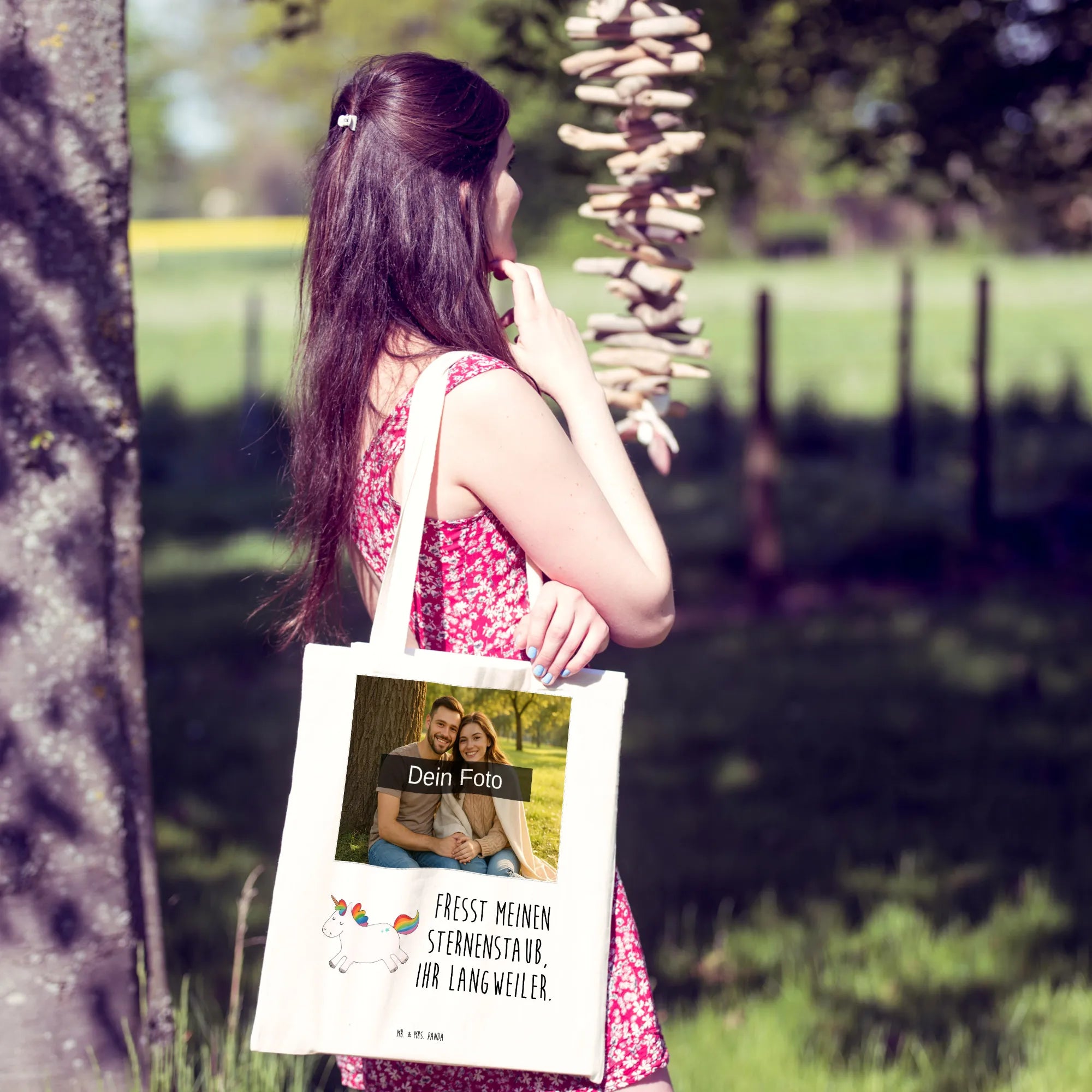 Personalizowana torba na zdjęcia Jednorożec Szczęśliwy Jednorożec, jednorożce, dekoracje jednorożca