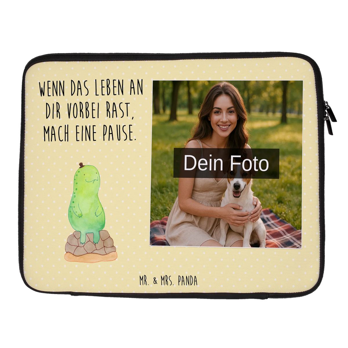 Personalized Photo Notebook Bag tortoise Break gift, gift ideas, cute, illustrated, tortoise, reptile, ancient creature, sweet, birthday gift, turtle gift items, funny turtle gifts, pet turtles, best friend, sister or daughter, turtle lover, mindful, decelerate