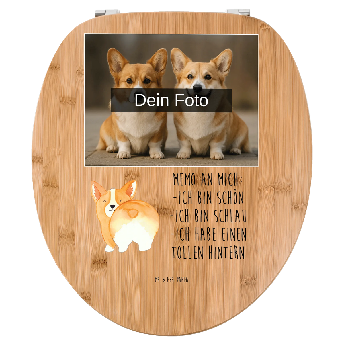 Personalisierter Foto WC Sitz Motiv Corgi Po Design Personalisierte Klobrille, Toilettendeckel mit Namen, Personalisierter WC-Sitz, Personalisierter Toilettendeckel mit Foto, WC Sitz mit Namen, Personalisierter Klodeckel, Hund, Hundemotiv, Haustier, Hunderasse, Tierliebhaber, Hundebesitzer, Sprüche, Selbstliebe, Hundeliebe, Spruch, Corgie, Motivation