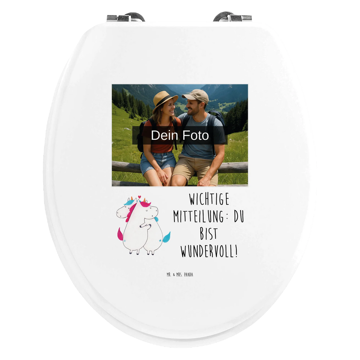 Personalisierter Foto WC Sitz Motiv Einhorn Mitteilung Design Personalisierte Klobrille, Personalisierter Klodeckel, Personalisierter WC-Sitz, Personalisierter Toilettendeckel mit Foto, WC Sitz mit Namen, Toilettendeckel mit Namen, Unicorn, Einhorn, Einhörner, Einhorn Deko, Geschenk, Ehe, Witzig, Partner, Valentine, Valentinstag, Spruch, Liebe, Lustig