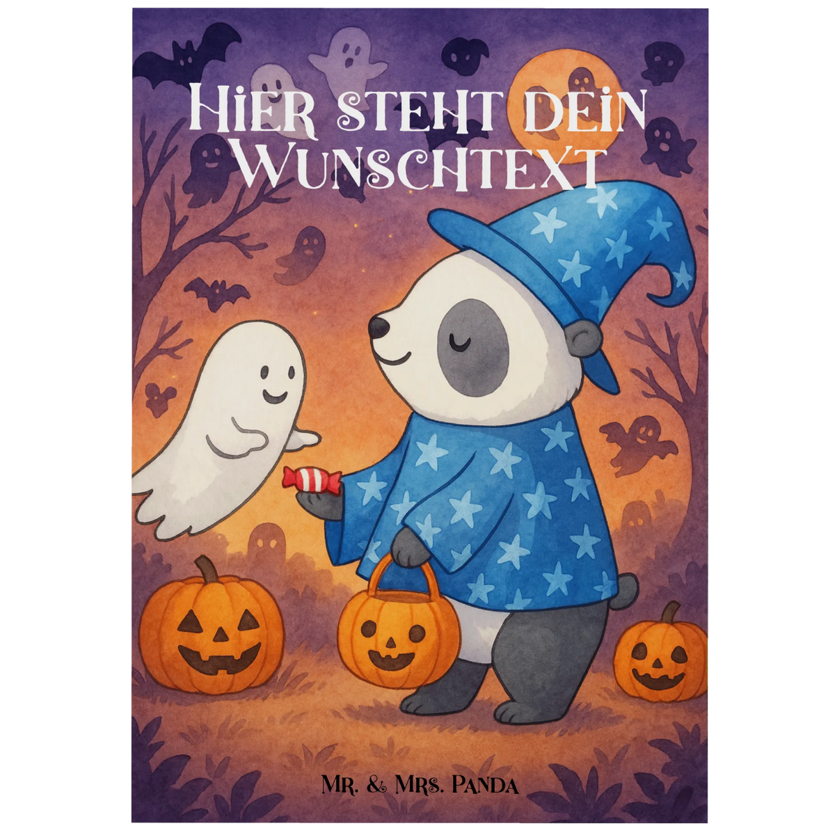 Personalisierte Postkarte Panda Zauberer Design Karte mit Wunschtext, Postkarten mit Namen, Ansichtskarte mit Namen, Postkarte mit eigenem Text, Ansichtskarte mit Wunschtext, Postkarte mit Namen, individuelle grußkarte, Individualisierbare Postkarte, Personalisierte Karte, Personalisierte Grußkarte, Personalisierte Postkarte mit Wunschtext, Grußkarte mit Namen, Personalisierbare Grußkarte, personalisierte postkarten, Personalisierte Postkarte mit Namen, Karte mit Namen, grußkarte personalisiert, Grußkarte mit eigenem Text, Personalisierte Postkarte, Grußkarte mit Wunschtext, Personalisierte Grußkarten, personalisierbare postkarte, Postkarte mit Wunschtext, Personalisierte Mr. & Mrs. Panda Postkarte, Postkarte Personalisierbar, Postkarte personalisiert, individuelle postkarte, Dekoration, Geschenke, Schenken, Deko, Halloween, Martinssingen, Gespenst, Halloween Deko, Zauberer, Panda, Trick Or Treat, Süßes Sonst Gibt's Saures