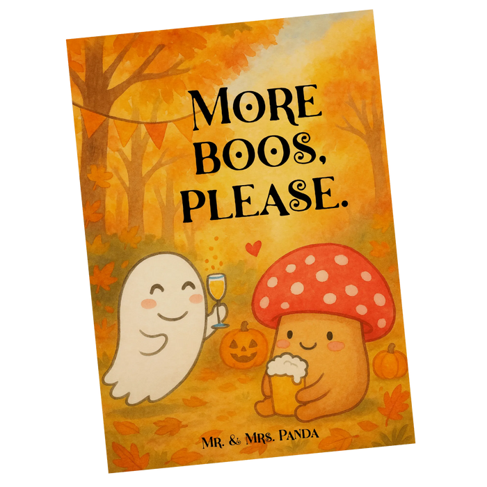 Postcard Ghost Cheers Design