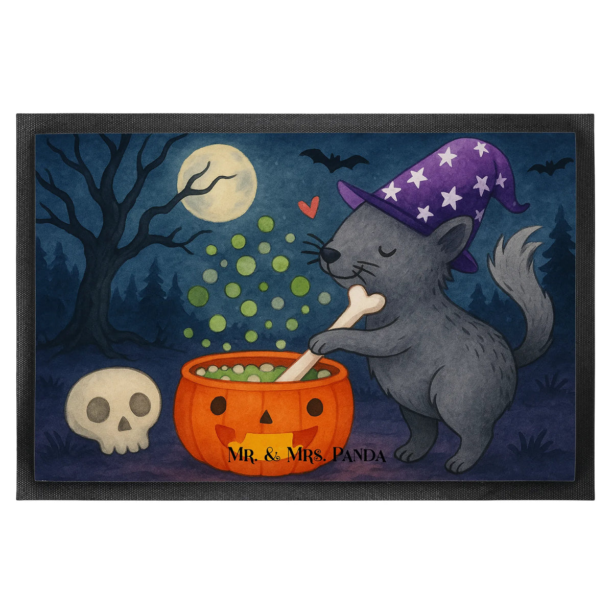 Fußmatte Kater Hexenkessel Design Gummimatte, Outdoor-Matte, Schmutzfangteppich, Türmatte, Gummi-Fußmatte, Bodenvorleger, Fußabtreter, Schmutzmatte, Schmutzfänger, hausmatte, Eingangsteppich, außenmatte, bodenmatte, Abtreter, Türvorleger, Haustürmatte, Abtretmatte, matte haustür, Fussmatte, Schmutzfangmatte, Schuhabstreifer, Eingangsmatte, Sauberlaufmatte, teppichmatte, flurmatte, Vorleger, fußmatte, abstreifer, Fußabstreifer, Halloween, Martinssingen, Dekoration, Geschenke, Schenken, Deko, Zaubern, Hexe, Hexenkessel, Kater, Zaubertrank