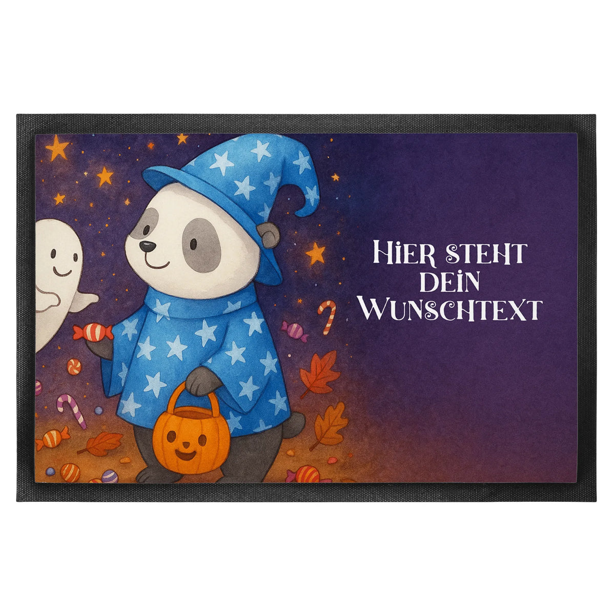 Personalisierte Fußmatte Panda Zauberer Design Fußmatte mit Text, Fußmatte mit Wunschnamen, Namensfussmatte, Schmutzfangmatte personalisiert, Schmutzfangmatte mit Name, Individuelle Fußmatte, Eingangsmatte personalisiert, Abtreter mit Namen, Fußabtreter personalisiert, Fussmatte personalisiert, Personalisierte Türmatte, Fußmatte mit Wunschtext, Individualisierte Fußmatte, Fußmatte personalisiert Name, Fußmatte mit Namen, Personalisierte Fussmatte, Türmatte personalisiert, Haustürmatte Personalisiert, Fußabtreter mit Namen, Fußmatte mit Name, Fußmatte mit eigenem Text, Türvorleger Personalisiert, Fussmatte mit Namen, Personalisierter Fußabtreter, Personalisierte Eingangsmatte, Türvorleger mit Namen, Türvorleger mit Name, Fußmatte personalisierbar, Personalisierte Fußmatte, Fußmatte mit Familiennamen, Personalisierte Schmutzfangmatte, Individuelle Fussmatte, Halloween, Martinssingen, Dekoration, Geschenke, Schenken, Deko, Zauberer, Panda, Gespenst, Trick Or Treat, Süßes Sonst Gibt's Saures, Halloween Deko