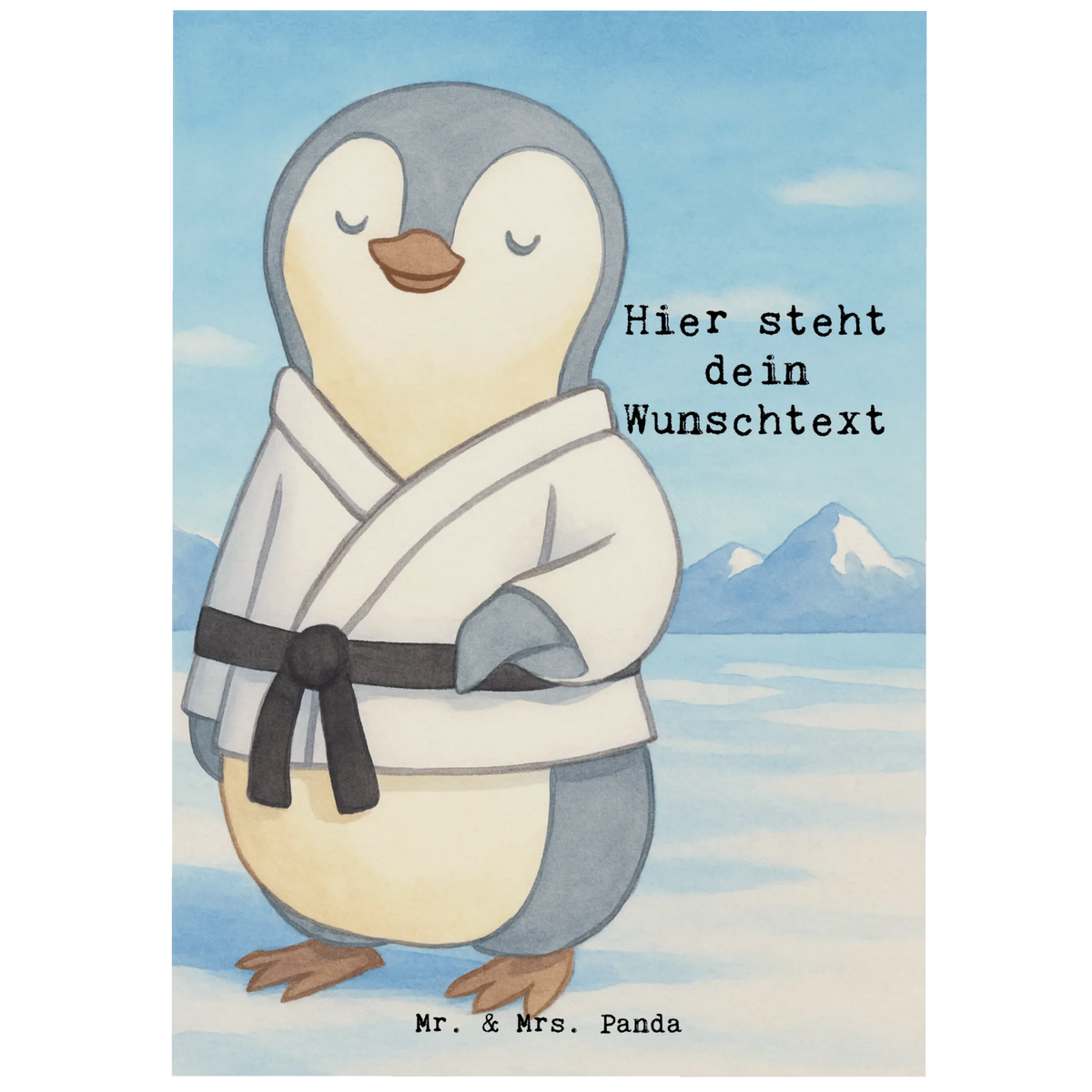 Personalisierte Postkarte Pinguin Karate Design Grußkarte mit Namen, Grußkarte mit eigenem Text, Individualisierbare Postkarte, Postkarte mit eigenem Text, Personalisierte Postkarte mit Wunschtext, grußkarte personalisiert, Postkarten mit Namen, Ansichtskarte mit Wunschtext, Personalisierte Mr. & Mrs. Panda Postkarte, Postkarte mit Wunschtext, Ansichtskarte mit Namen, personalisierte postkarten, Personalisierte Postkarte mit Namen, Personalisierte Grußkarte, Karte mit Namen, Postkarte personalisiert, Postkarte mit Namen, Personalisierte Grußkarten, Grußkarte mit Wunschtext, Personalisierbare Grußkarte, Karte mit Wunschtext, Personalisierte Postkarte, Postkarte Personalisierbar, personalisierbare postkarte, individuelle grußkarte, individuelle postkarte, Personalisierte Karte, Geschenk, Schenken, Sport, Sportart, Hobby, Danke, Dankeschön, Auszeichnung, Gewinn, Sportler, Karate, Karate Verein, Selbstverteidigung, Kampfkunst, Kampfsportart