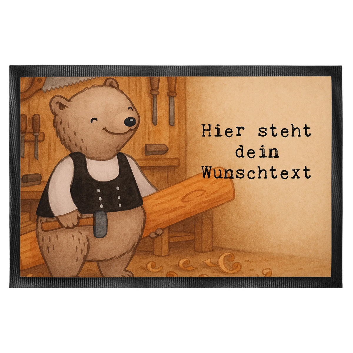 Personalized doormat Carpenter Passion Design best, farewell gift, passing exam, anniversary, retirement, promotion, job start, profession, gift, sayings, gift idea