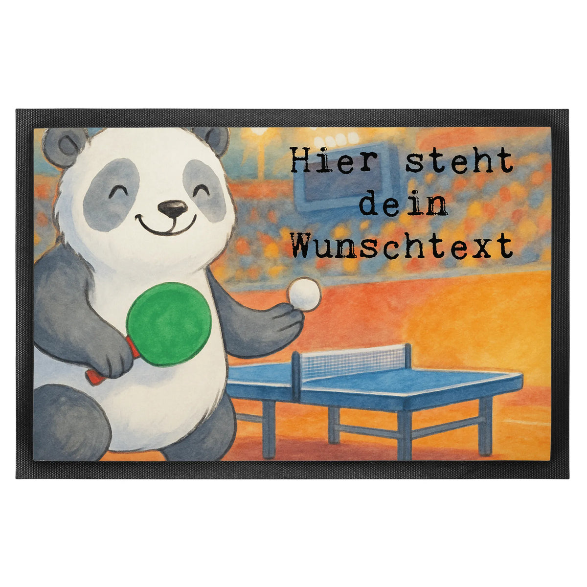 Personalisierte Fußmatte Panda Tischtennis Design Fußmatte mit Familiennamen, Schmutzfangmatte mit Name, Fußmatte mit eigenem Text, Haustürmatte Personalisiert, Fußabtreter mit Namen, Türmatte personalisiert, Abtreter mit Namen, Fußmatte personalisierbar, Fussmatte mit Namen, Fußabtreter personalisiert, Fußmatte mit Namen, Fußmatte mit Wunschtext, Individualisierte Fußmatte, Türvorleger mit Namen, Personalisierte Eingangsmatte, Fußmatte mit Name, Türvorleger Personalisiert, Individuelle Fussmatte, Fußmatte mit Wunschnamen, Eingangsmatte personalisiert, Schmutzfangmatte personalisiert, Personalisierte Fußmatte, Personalisierte Türmatte, Fußmatte personalisiert Name, Fussmatte personalisiert, Fußmatte mit Text, Türvorleger mit Name, Namensfussmatte, Personalisierte Fussmatte, Personalisierter Fußabtreter, Personalisierte Schmutzfangmatte, Individuelle Fußmatte, Sportler, Sport, Schenken, Sportart, Hobby, Danke, Dankeschön, Auszeichnung, Geschenk, Gewinn, Ballsport, Tischtennis, Tischtennis Bund, Tischtennis Verein