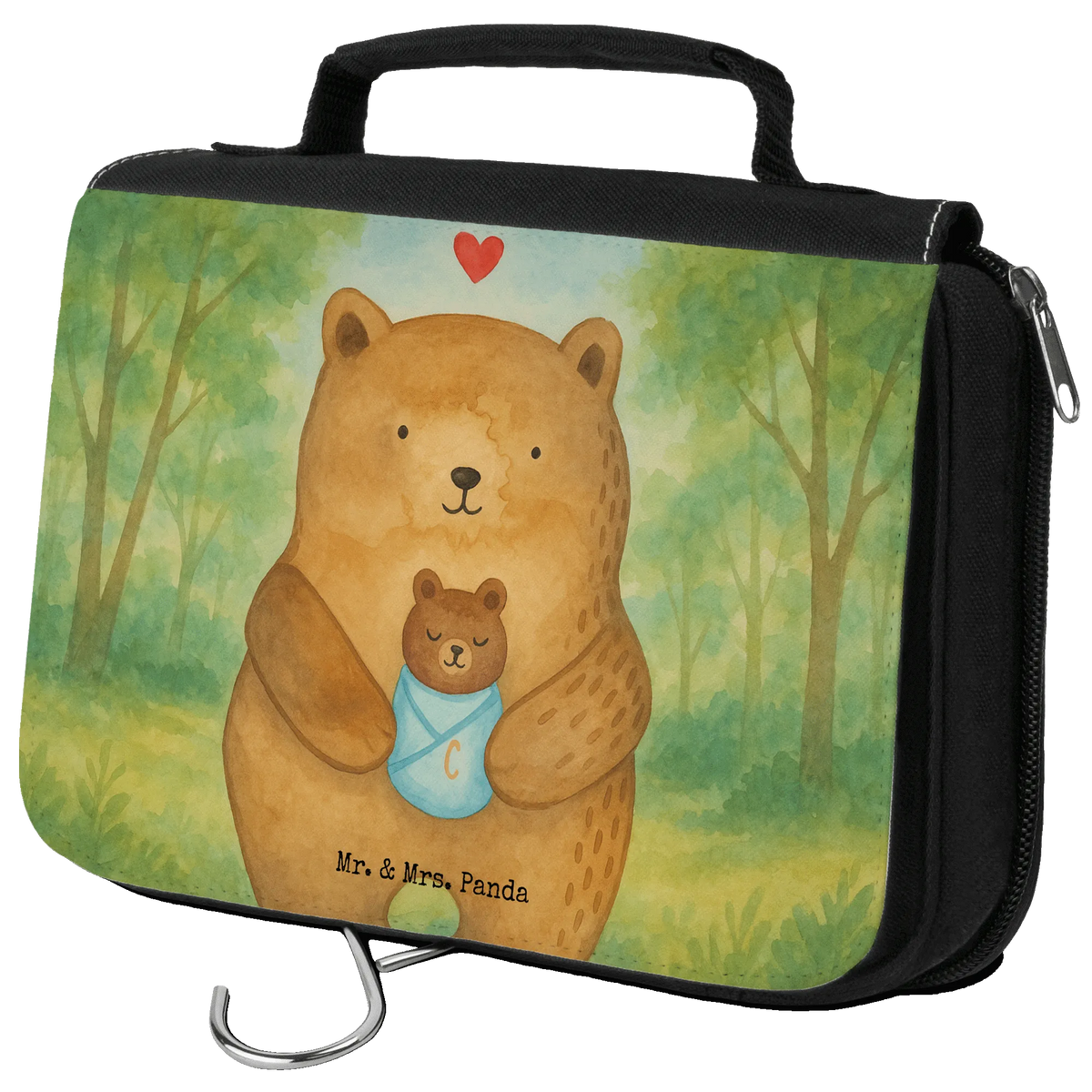 Reisebeutel Bär Baby Design beautycase, kosmetiktäschchen, duschbeutel, Schminkbeutel, Kulturbeutel, Make-Up Tasche, beauty case, Toilettentasche, Schminktasche, Kosmetiktasche, Reisebeutel, Necessaire, kulturtäschchen, Waschtasche, hygienebeutel, Reise-Kulturtasche, Waschbeutel, Kosmetikbeutel, Kulturtasche, hygienetasche, badtasche, Bär, Teddybär, Teddy, Geburt, Nichte, Enkel, Täufling, Enkelin, Eltern, Neffe, Baby, Mutter, Geburtstag, Taufe, Glückwunsch