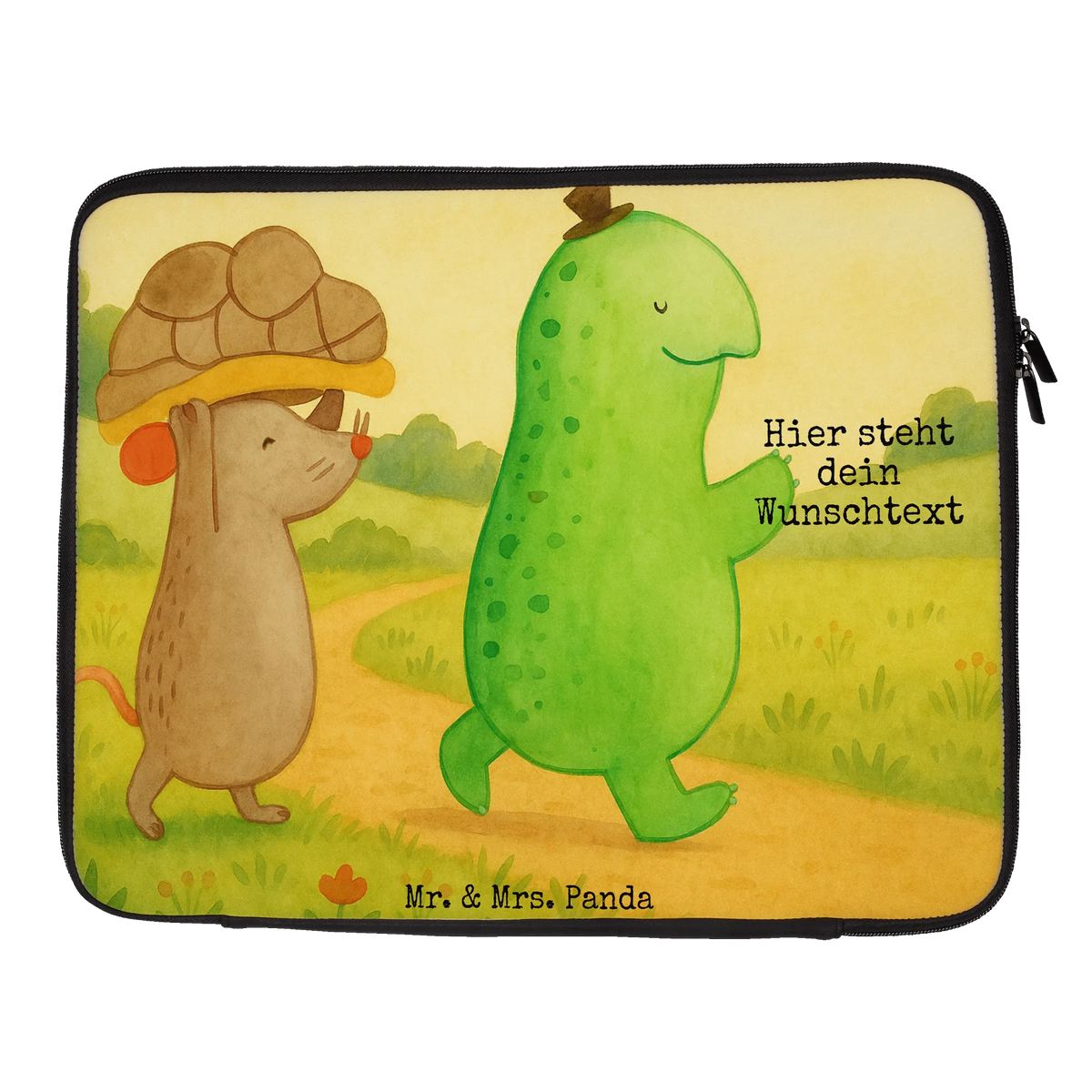Personalized Notebook Bag tortoise Mouse Design reptile, gift ideas, ancient creature, gift, sweet, birthday gift, turtle gift items, turtle lover, funny turtle gifts, cute, sister or daughter, pet turtles, best friend, illustrated, tortoise, mouse, friends, girlfriends