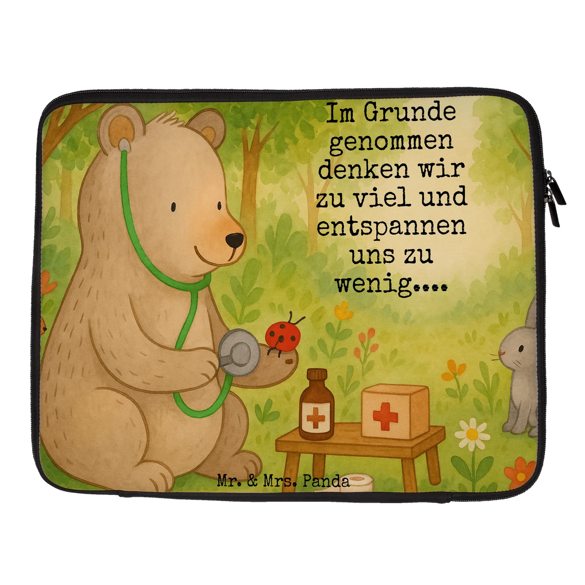 Notebook Tasche Bär Arzt Design Laptop-Sleeve, Notebook Hülle, Schutzhülle Notebook, Laptop Hülle, Notebooktasche, Laptop-Hülle, Notebook Case, Schutzhülle Laptop, Notebook-Case, Notebookhülle, Tasche Laptop, Hülle Laptop, Laptophülle, Laptop Case, Laptoptasche, Computertasche, Laptop Tasche, Notebook-Sleeve, Laptop Sleeve, Notebook Sleeve, Laptop-Case, Notebook Tasche, Teddybär, Bär, Teddy, Doktorin, Professorin, Professor, Doktor, Arzt, Ärztin