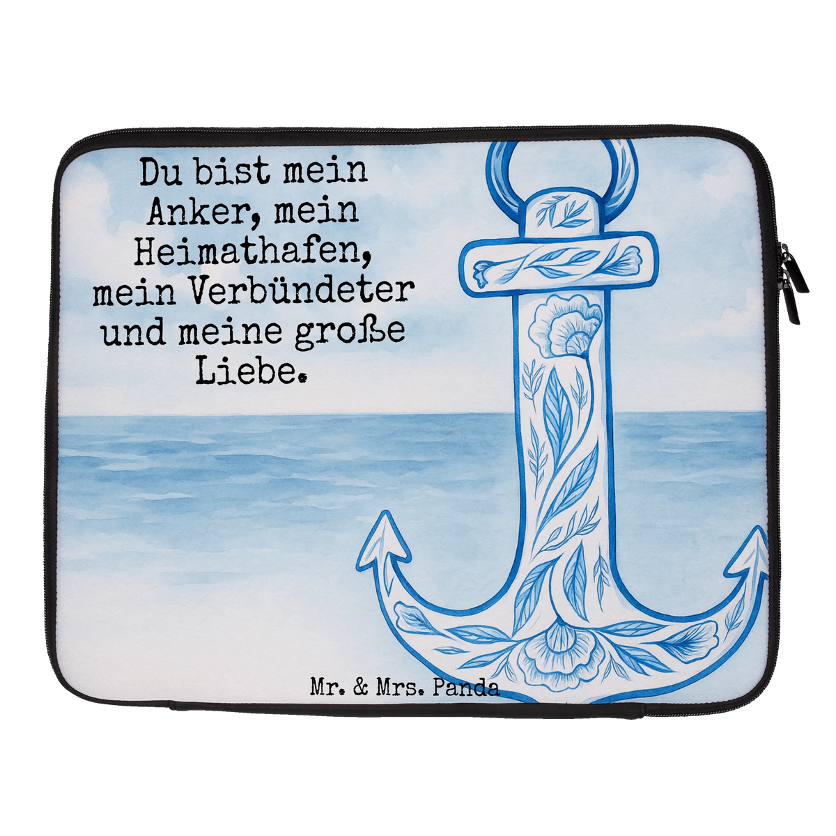 Notebook Tasche Anker Blau Design Schutzhülle Laptop, Laptophülle, Laptop Case, Hülle Laptop, Laptop Sleeve, Computertasche, Notebooktasche, Notebook-Case, Laptop-Hülle, Schutzhülle Notebook, Laptop-Case, Notebook Case, Tasche Laptop, Laptop-Sleeve, Notebook Hülle, Notebook Tasche, Laptoptasche, Notebook Sleeve, Laptop Hülle, Notebookhülle, Notebook-Sleeve, Laptop Tasche, Gute Laune, Tiermotive, Tiere, Lustige Sprüche
