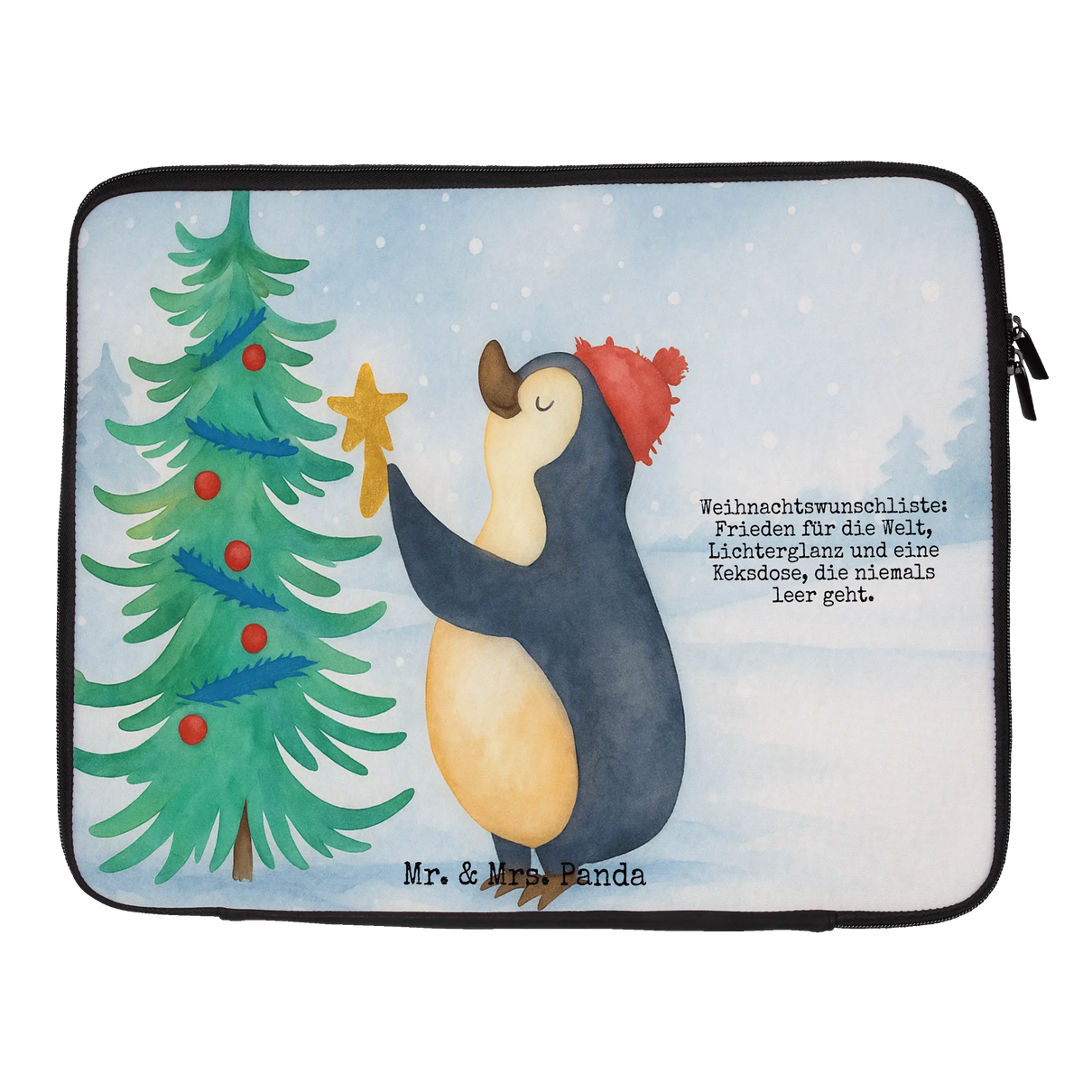 Notebook Tasche Pinguin Weihnachtsbaum Design Notebookhülle, Laptop Tasche, Notebooktasche, Laptop-Case, Notebook-Case, Hülle Laptop, Laptop-Sleeve, Schutzhülle Laptop, Notebook Hülle, Tasche Laptop, Laptophülle, Computertasche, Laptop Sleeve, Schutzhülle Notebook, Laptop-Hülle, Laptoptasche, Notebook Tasche, Notebook Sleeve, Notebook Case, Laptop Case, Notebook-Sleeve, Laptop Hülle, Nikolaus, Wintermotiv, Heiligabend, Advent, Weihnachten, Winter, Weihnachtsdeko, Pinguin