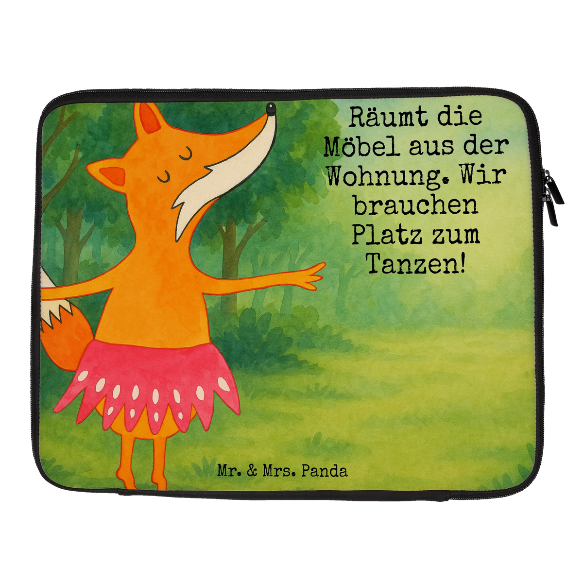 Notebook Tasche Fuchs Ballerina Design Notebook-Sleeve, Laptop-Sleeve, Notebook Hülle, Notebookhülle, Laptophülle, Notebook Sleeve, Laptop-Hülle, Notebook Case, Hülle Laptop, Notebooktasche, Laptop Sleeve, Laptop Tasche, Schutzhülle Laptop, Tasche Laptop, Laptop Hülle, Laptop-Case, Computertasche, Laptoptasche, Schutzhülle Notebook, Notebook-Case, Notebook Tasche, Laptop Case, Fuchs, Füchsin, Fuchs Spruch, Ballerina, Party, Ballett, Füchse, Einladung, Geburtstag, Tanzen, Tänzerin