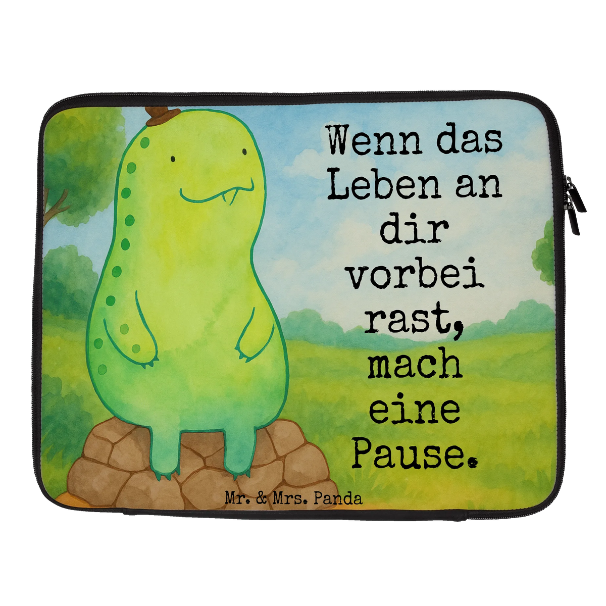 Laptop Bag tortoise Break Design cute, sweet, illustrated, funny turtle gifts, birthday gift, gift, gift ideas, tortoise, best friend, sister or daughter, turtle lover, reptile, pet turtles, turtle gift items, ancient creature, mindful, decelerate