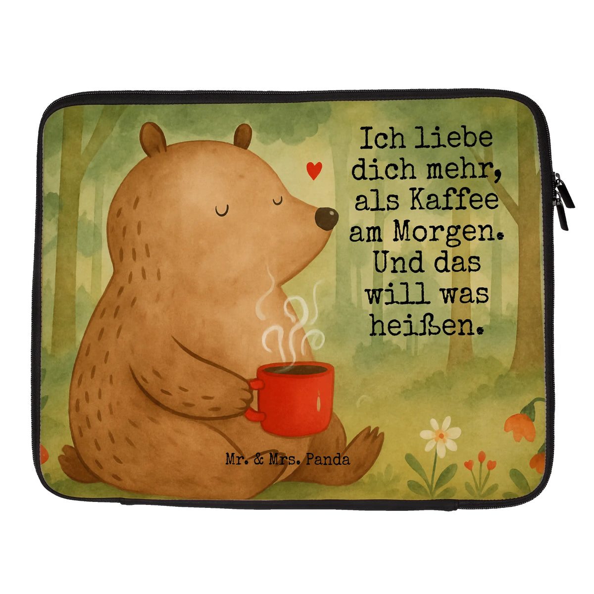 Notebook Tasche Bär Morgenkaffee Design Laptop Tasche, Notebooktasche, Schutzhülle Notebook, Schutzhülle Laptop, Laptop-Sleeve, Laptop-Hülle, Laptophülle, Notebook Sleeve, Laptoptasche, Notebook Case, Laptop-Case, Notebook Tasche, Notebook-Case, Computertasche, Notebook Hülle, Tasche Laptop, Hülle Laptop, Laptop Hülle, Notebook-Sleeve, Notebookhülle, Laptop Case, Laptop Sleeve, Ehefrau, Ehemann, Jahrestag, Partner, Verlobung, Freundin, Heiratsantrag, Heiraten, Hocheitstag, Freund, Liebesgeschenk, Liebe, Hochzeitstag, Geschenk für Frauen, für Ehemann, Geschenk für Partner, Mitbringsel, Liebesbeweis, Valentinstag, Geschenk für Freundin, für Männer