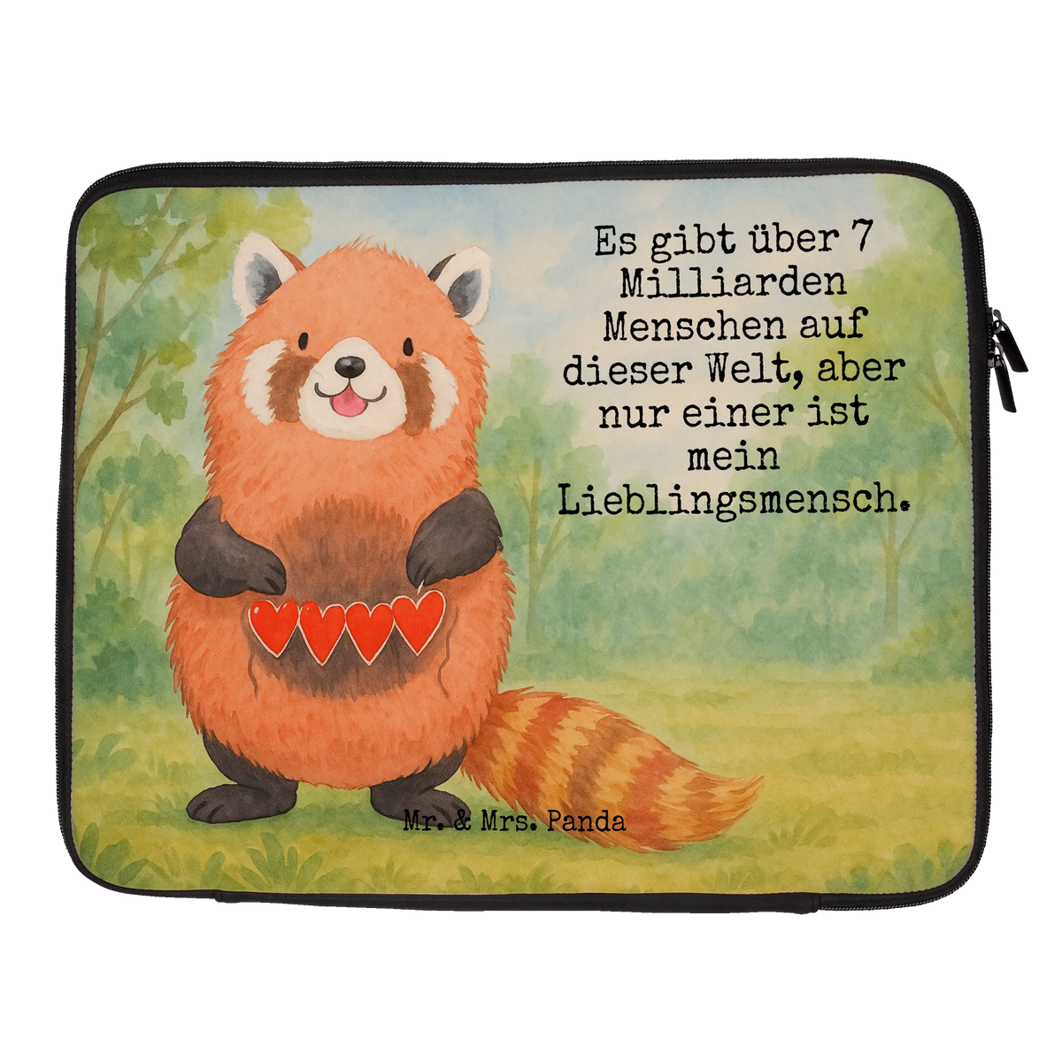 Notebook Tasche Roter Panda Design Laptop Sleeve, Notebook Hülle, Laptop-Sleeve, Laptop-Case, Laptop Tasche, Notebook Tasche, Schutzhülle Laptop, Laptop Hülle, Laptop-Hülle, Laptop Case, Tasche Laptop, Laptophülle, Hülle Laptop, Notebookhülle, Schutzhülle Notebook, Computertasche, Notebook-Sleeve, Laptoptasche, Notebook-Case, Notebook Sleeve, Notebooktasche, Notebook Case, Gute Laune, Tiermotive, Tiere, Lustige Sprüche, Liebe, Rot, Liebling, Lieblingsmensch, Herz, Panda