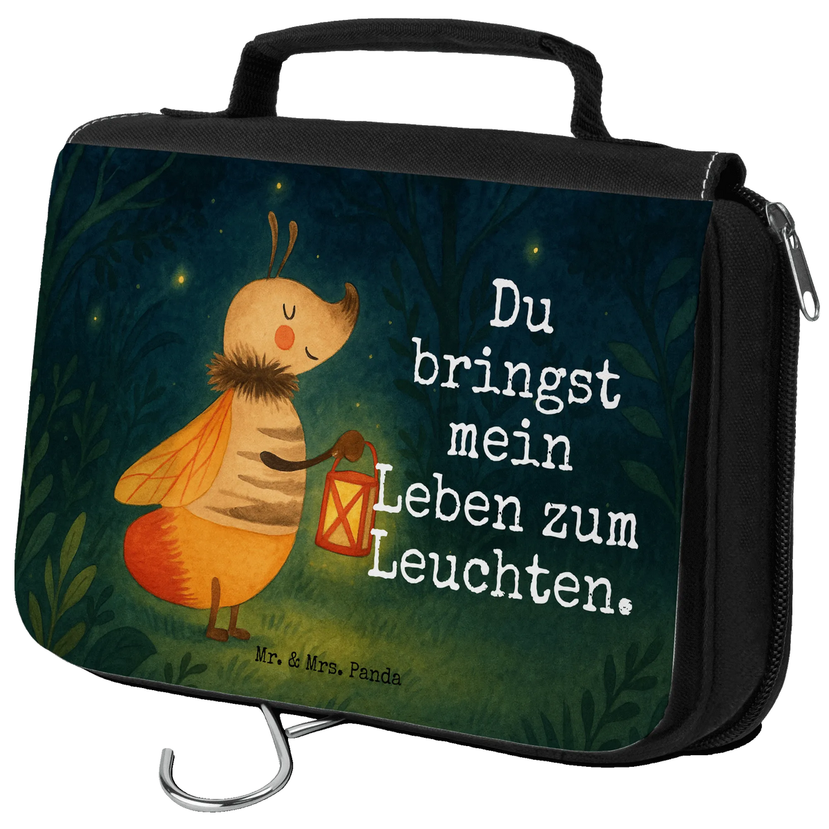 Kulturbeutel Glühwürmchen Design beauty case, kulturtäschchen, hygienetasche, Necessaire, Kosmetikbeutel, Schminkbeutel, Reise-Kulturtasche, Waschtasche, beautycase, Reisebeutel, kosmetiktäschchen, Kulturbeutel, badtasche, Toilettentasche, Kulturtasche, Kosmetiktasche, hygienebeutel, Make-Up Tasche, Schminktasche, duschbeutel, Waschbeutel, Lustige Sprüche, Tiere, Tiermotive, Gute Laune, Liebe, Jahrestag, Liebesspruch, Heiratsantrag, Magisch, Leuchten, Verlobung, Liebesbeweis, Falter, Glühwurm, Lieblingsmensch, Glühwürmchen
