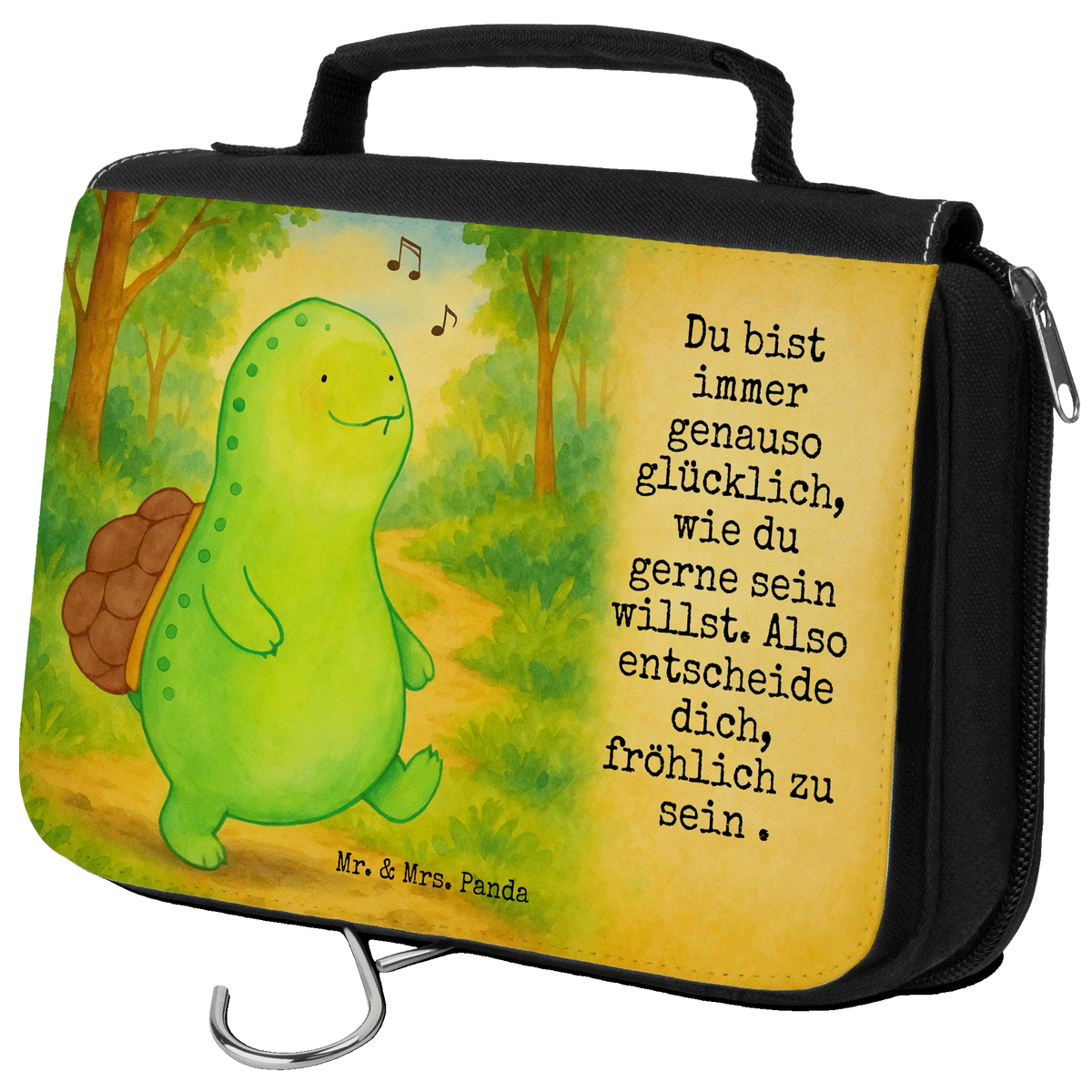 Wash bag tortoise Pipes Design gift, gift ideas, cute, illustrated, tortoise, reptile, ancient creature, sweet, birthday gift, turtle gift items, funny turtle gifts, pet turtles, best friend, sister or daughter, turtle lover, new beginning, joy of life, separation, turtles