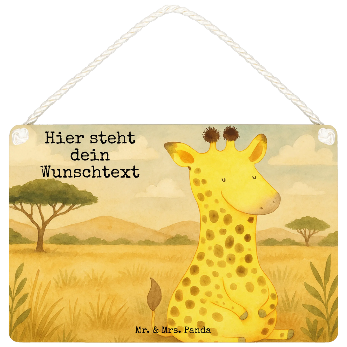 Personalisiertes Deko Schild Giraffe Zufrieden Design Türschilder personalisiert, Personalisiertes Deko Schild, Schild personalisiert, Personalisiertes Schild, Dekoschild Personalisiert, Namensschilder personalisiert, Personalisiertes Holzschild, Türschilder mit Namen, Afrika, Wildtiere, Abenteuer, Glück, Zufrieden, Giraffe