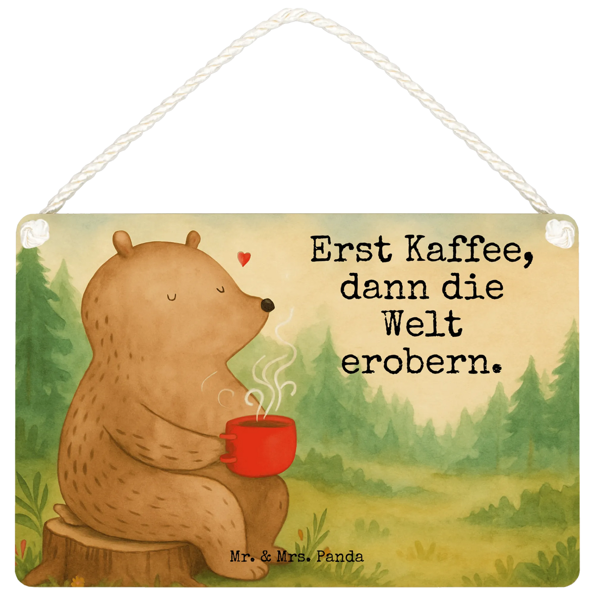 Deko Schild Bär Kaffee Design wandhänger, Spruchschild, hängeschild, sprüche schild, Holzschild, Dekoration Schild, wandtafel, Deko Schild, Dekoschild, kleine aufmerksamkeit, Deko Wandtafel, Motivschild, Schild, Wandbild Holz, Deko Wandbild, Türschild, Dekobrett, holzbild, dekotafel, Wandschild, Bär, Teddy, Teddybär, Guten Morgen, Welt Retten, Bären, Kaffee, Coffee, Motivation, Welt Erobern, Morgenroutine