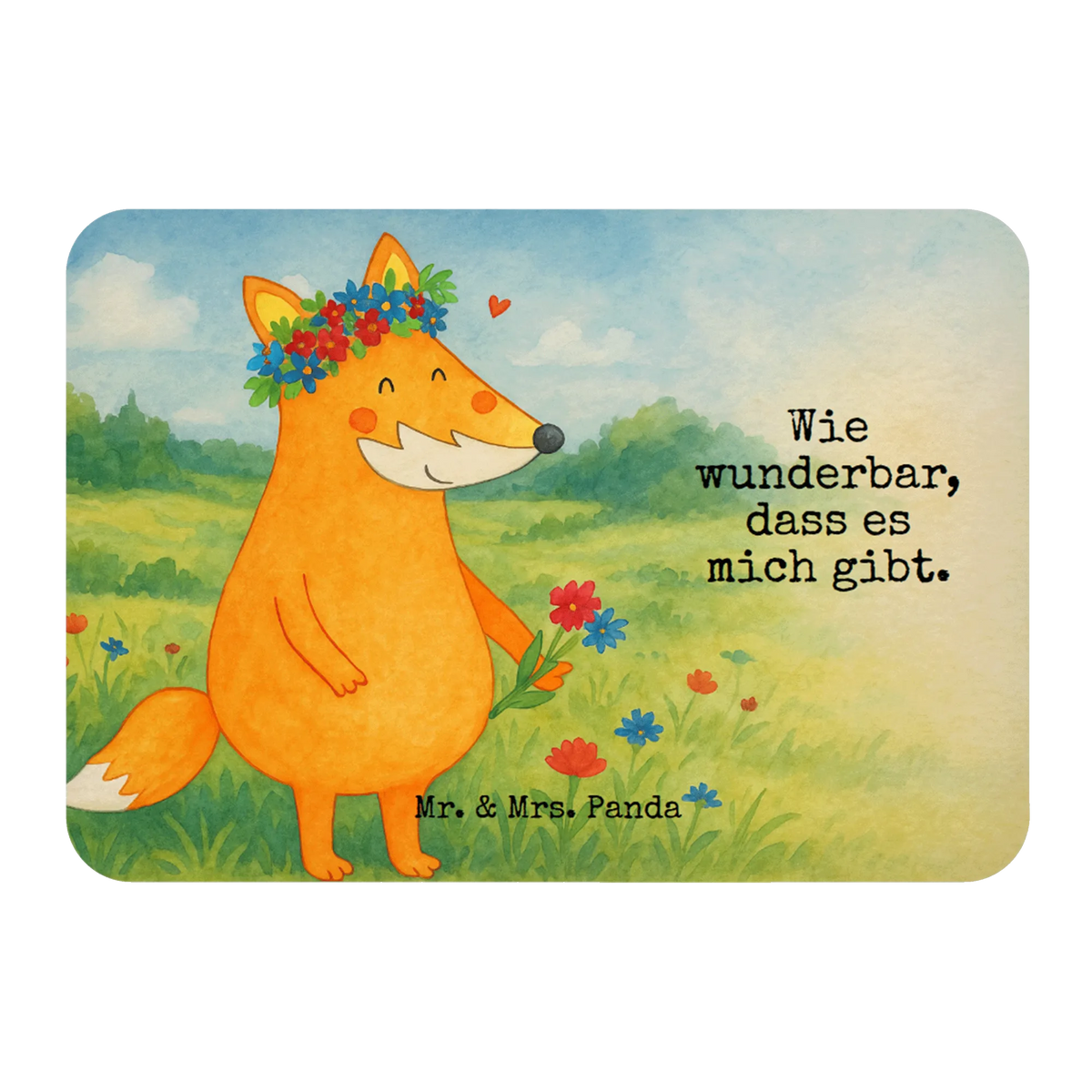 Magnet Fox Flower Design animal lover, foxes, forest wildlife, clever as a fox, fox girl, flower, flowers, self-love, joy, girlfriend, me, flower girl, girlfriends, proof of love