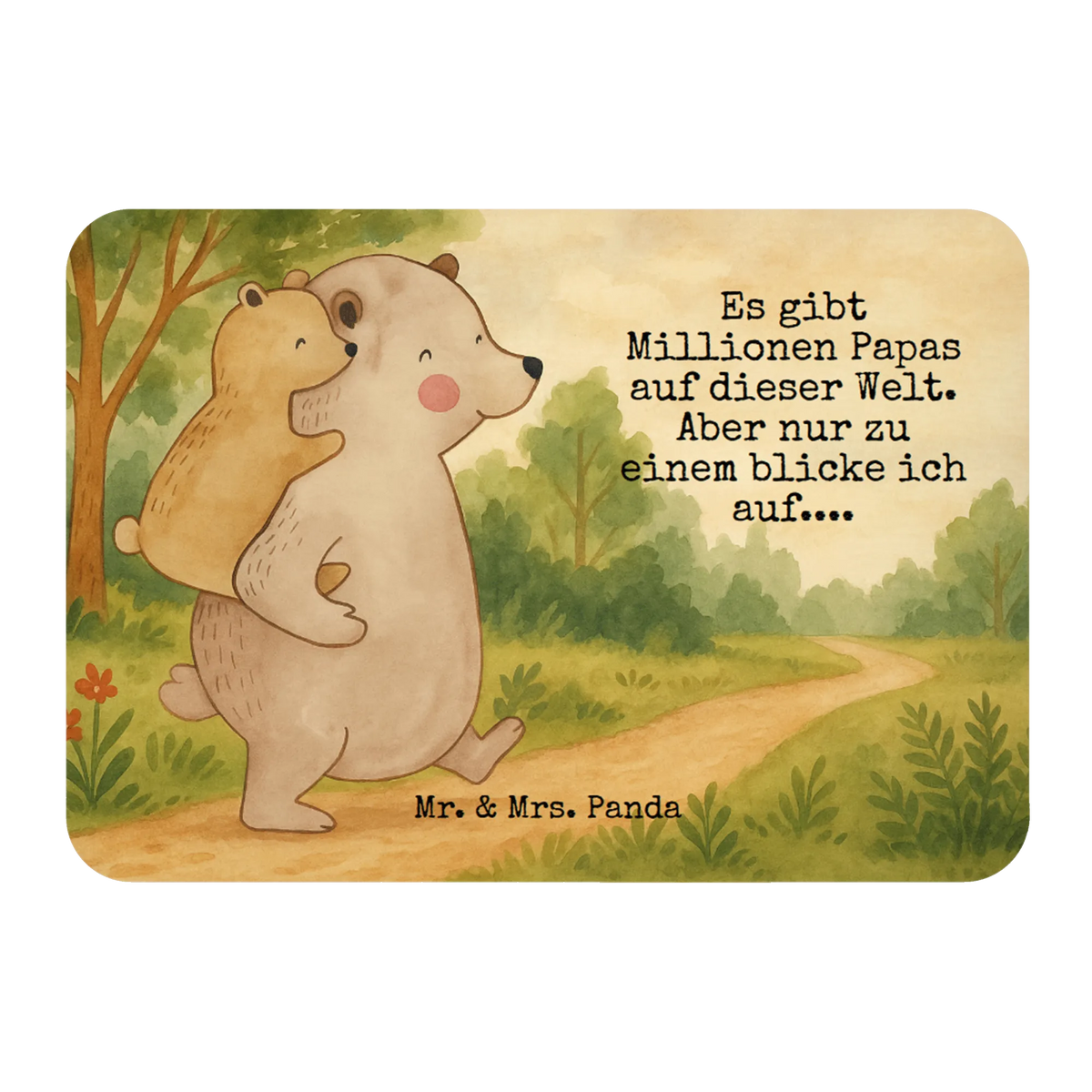 Magnet Papa Bär Design bildmagnet, rechteckmagnet, büromagnet, memomagnet, holz whiteboardmagnet, zettelhalter, tafelmagnet, mdf magnet, notizmagnet, Kühlschrankmagnet, einkaufszettelmagnet, Dekomagnet, Pinnwandmagnet, holzmagnet, whiteboardmagnet, spruchmagnet, holz kühlschrankmagnet, küchenmagnet, haftmagnet, magnet, Notizhalter, wandmagnet, designmagnet, Muttertag, Vatertag, Mama, Papa, Oma, Opa, Familie, Schwester, Bruder, Vati, Geburtstag, Vater, Geschenk, Onkel, Papi