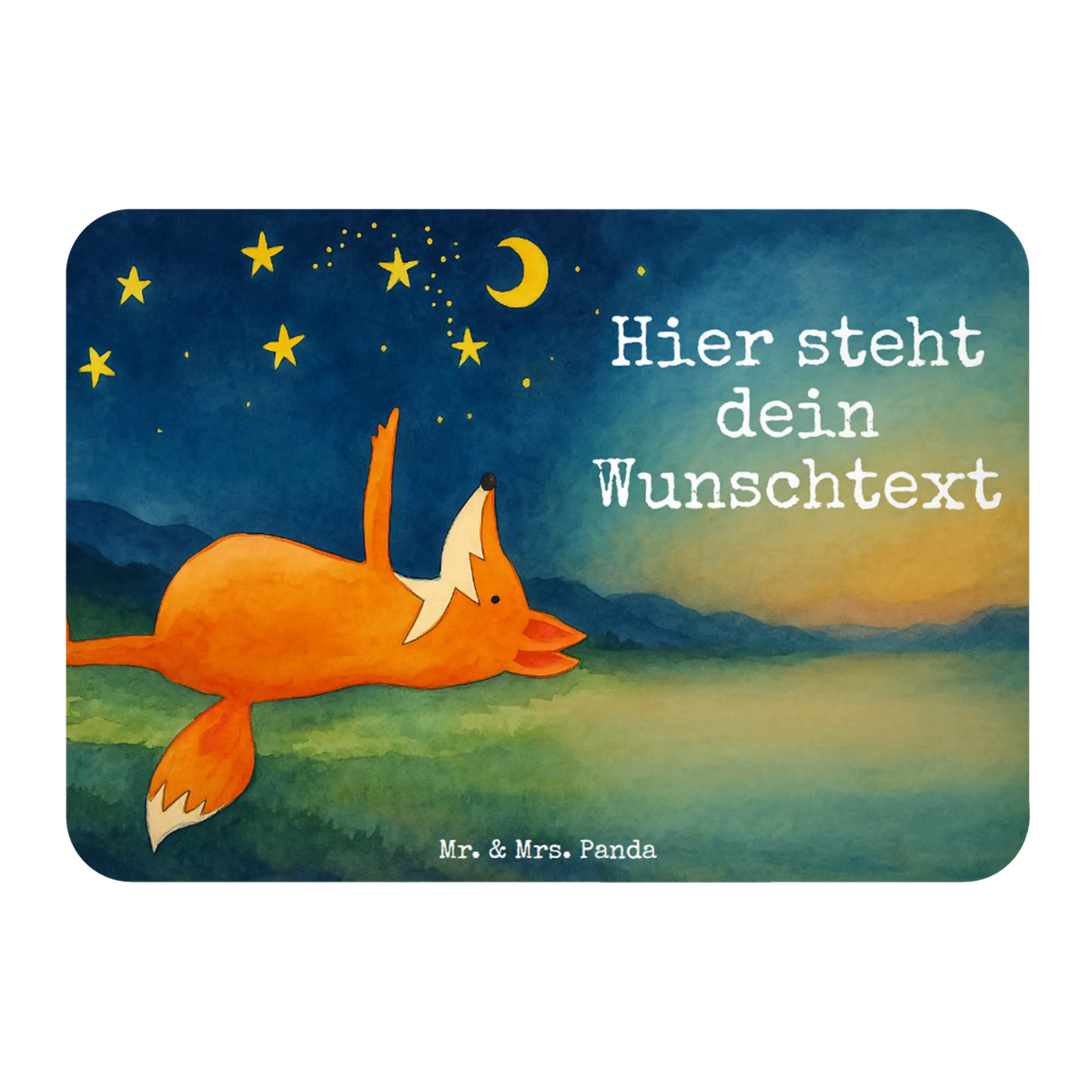 Personalized Magnet Fox Stars Design fox, foxes, forest wildlife, clever as a fox, animal lover, Saying beautiful, Saying positive, Fox, words of consolation, Romance, Always Look on the Bright Side of Life