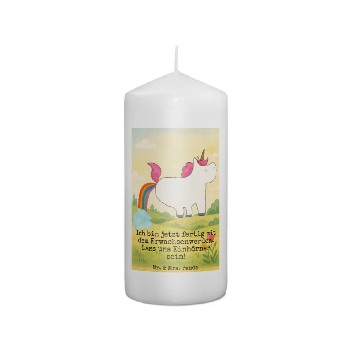 Kerze Einhorn Pupsen Design Zylinderkerze, Kerze, Blockkerze, Wachskerze, Erinnerungskerze, Erinnerungslicht, Stumpenkerze, Bedruckte Kerze, Einhorn Deko, Einhorn, Unicorn, Einhörner, Erwachsenwerden, Regenbogen, Einhornpower, Glitzer, Spaß, Pups, Lustig, Freundin