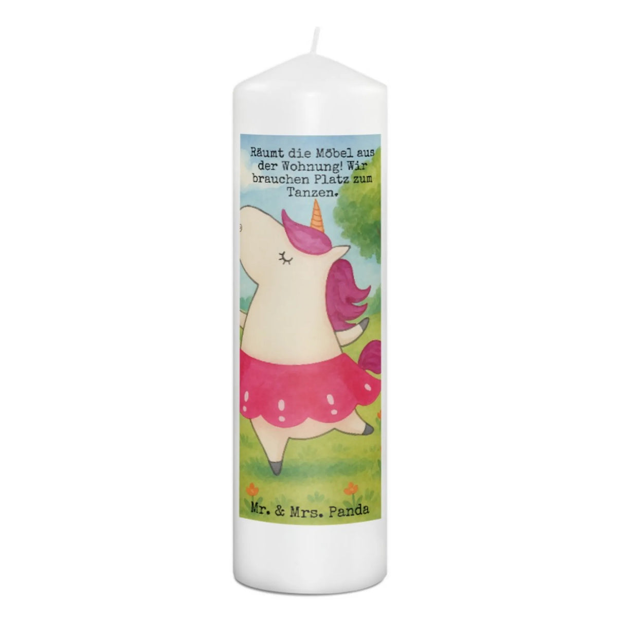 Kerze Einhorn Ballerina Design Zylinderkerze, Erinnerungslicht, Stumpenkerze, Wachskerze, Erinnerungskerze, Bedruckte Kerze, Blockkerze, Kerze, Unicorn, Einhorn, Einhörner, Einhorn Deko, Lebenslust, Feiern, Tanzen, Ballerina, Party, Tänzerin, Wohnung, Geburtstag, Lebensfreude, Spaß