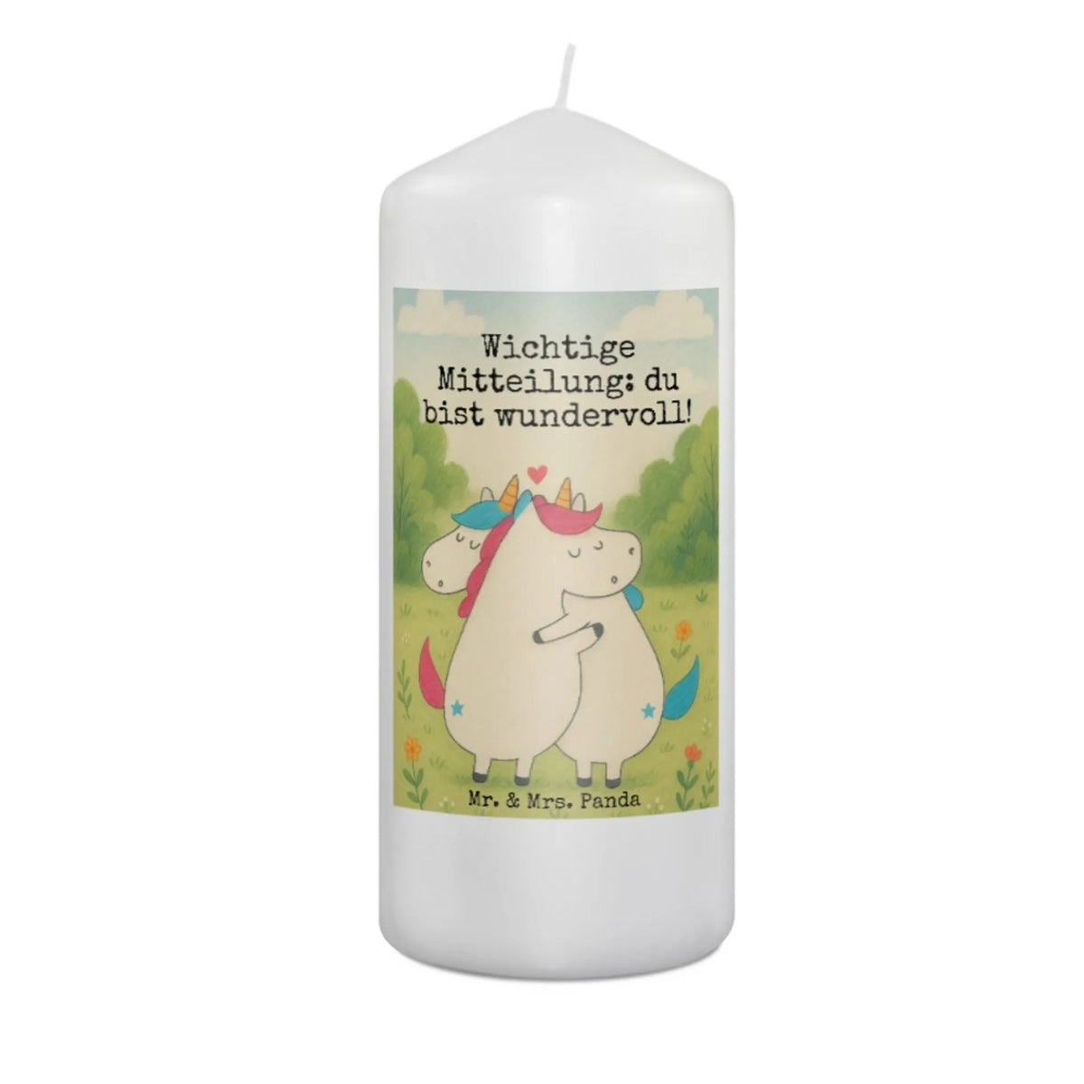 Kerze Einhorn Mitteilung Design Zylinderkerze, Blockkerze, Stumpenkerze, Erinnerungskerze, Erinnerungslicht, Wachskerze, Bedruckte Kerze, Kerze, Einhorn, Unicorn, Einhörner, Einhorn Deko, Partner, Witzig, Ehe, Geschenk, Spruch, Valentinstag, Liebe, Valentine, Lustig