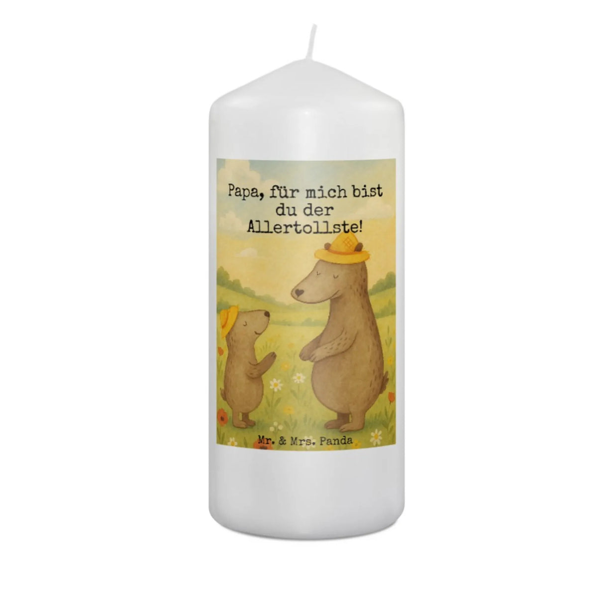 Candle Bears with hats Design Father's Day, Mother's Day, children, favourite person, son, child, sons, father, role model, father's day, father-son