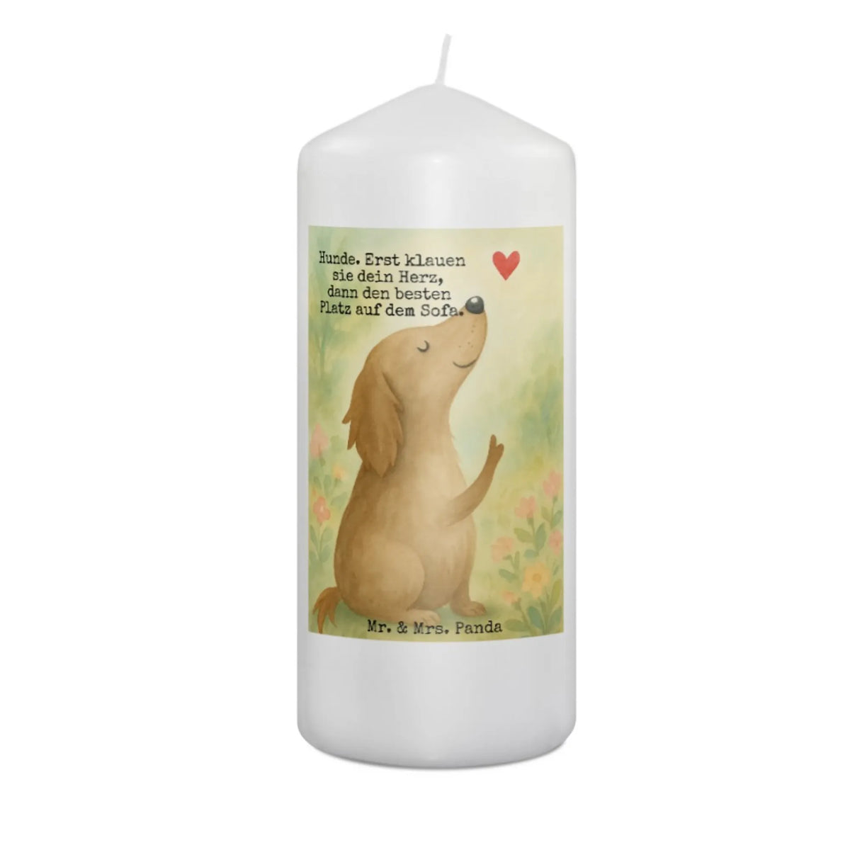 Kerze Hund Liebe Design Wachskerze, Blockkerze, Erinnerungskerze, Stumpenkerze, Erinnerungslicht, Bedruckte Kerze, Kerze, Zylinderkerze, Sprüche, Hundemotiv, Haustier, Tierliebhaber, Hunderasse, Hundebesitzer, Hund, Frauchen, Hundeglück, Liebe, Hunde, Hundeliebe