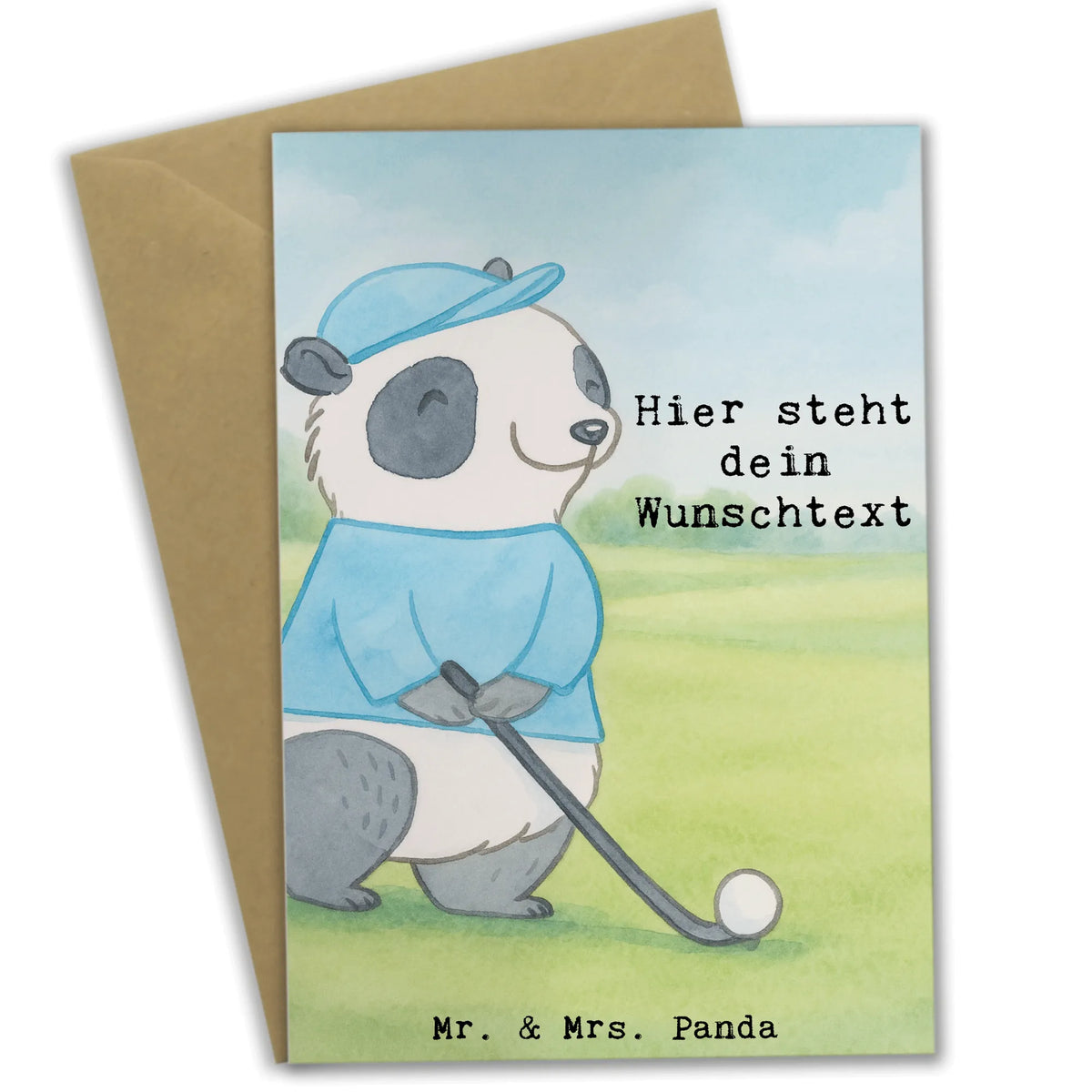 Personalisierte Grußkarte Panda Golfen Design Personalisierte Grußkarte, Personalisierte Klappkarte, Grußkarten Personalisiert, Grußkarte personalisierbar, individuelle grußkarte, Personalisierte Karte, grußkarte personalisiert, Geschenk, Schenken, Sport, Sportart, Hobby, Danke, Dankeschön, Auszeichnung, Gewinn, Sportler, Golf spielen, Golfen, Golfplatz, Golf Verein, Golfturnier