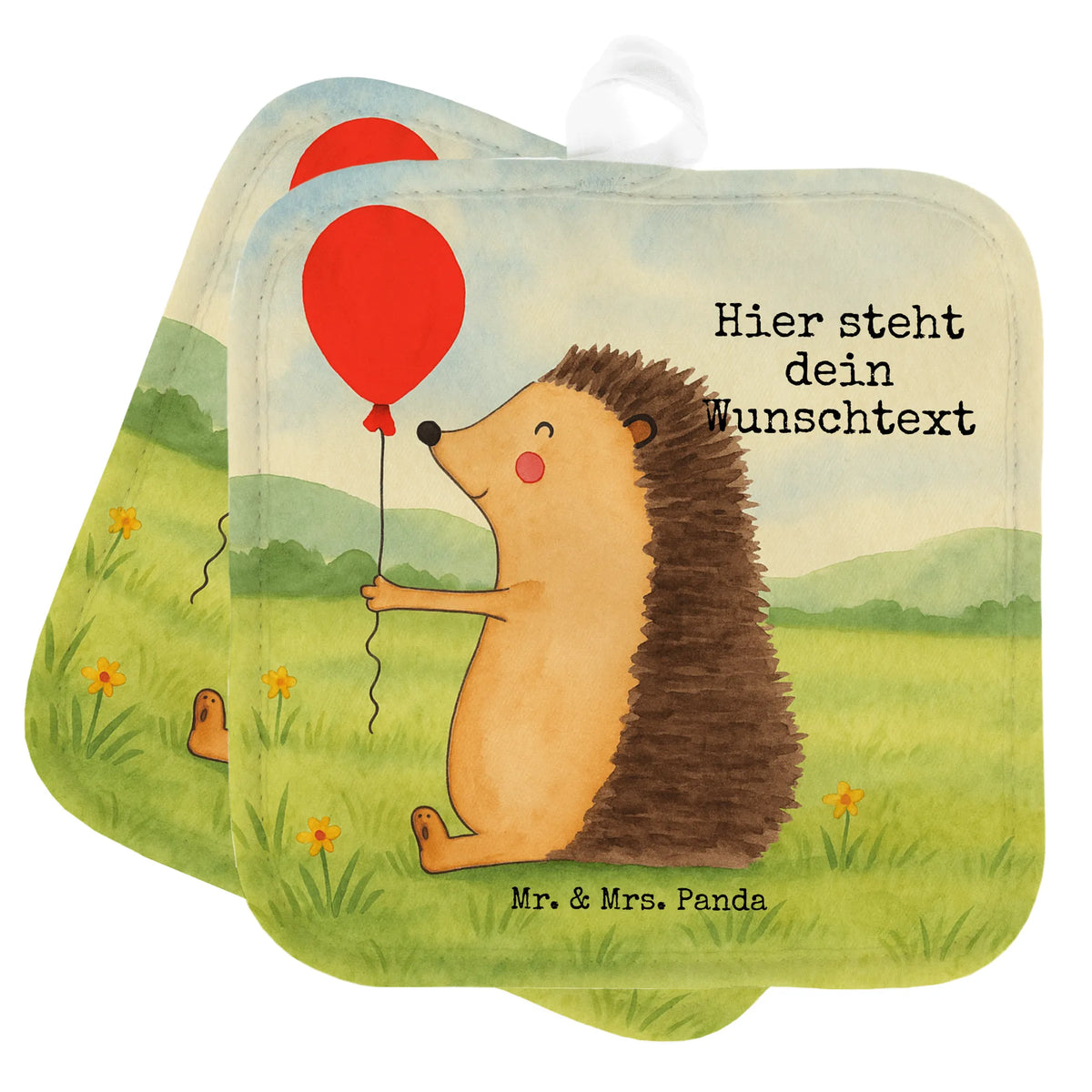 Personalisierte Topflappen Igel Luftballon Design Topfhandschuhe mit Namen, Topflappen bedrucken, Personalisierte Topflappen, Topfhandschuhe personalisiert, Topflappen selbst gestalten, Küchenzubehör personalisiert, Topflappen mit Namen, Personalisierte Topfhandschuhe, Topflappen Set Personalisiert, Topflappen Personalisiert, Küchentextilien personalisiert, Küchenaccessoires personalisiert, Lustige Sprüche, Tiere, Tiermotive, Gute Laune, Ballon, Glückwunsch, Geburtstagskind, Herzlichen Glückwunsch, Igel, Happy Birthday, Geburtstag