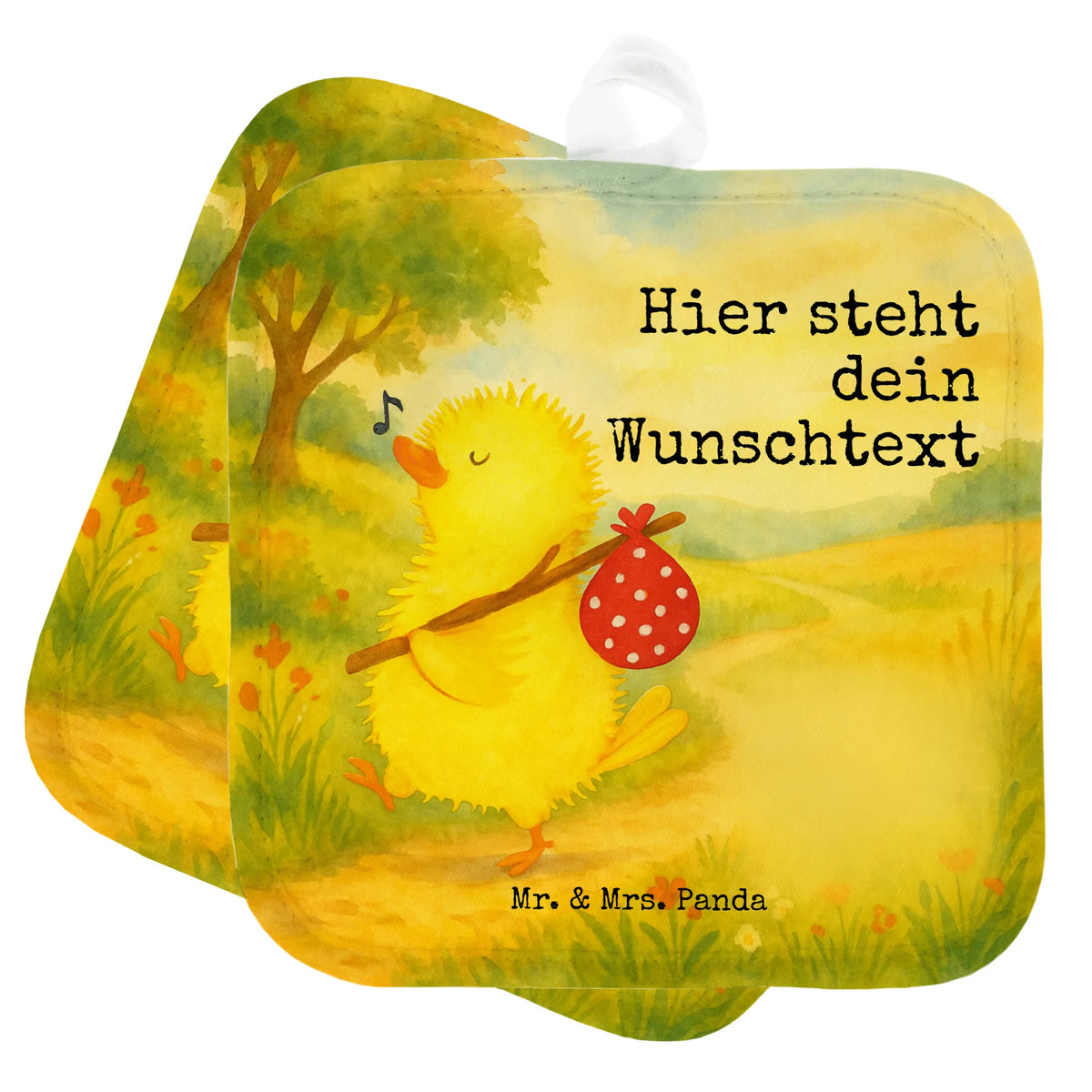 Personalisierte Topflappen Küken Wander Design Topflappen Personalisiert, Küchenzubehör personalisiert, Küchentextilien personalisiert, Topfhandschuhe personalisiert, Küchenaccessoires personalisiert, Topflappen bedrucken, Topflappen mit Namen, Topfhandschuhe mit Namen, Personalisierte Topflappen, Topflappen selbst gestalten, Topflappen Set Personalisiert, Personalisierte Topfhandschuhe, Ostern, Osterdeko, Osterhase, Osternest, Ostergeschenke, Geschenke zu Ostern, Ostern Geschenk, Ostergeschenke Kinder, Ostern Kinder, Frohe Ostern, Zeit, Ei, Flausen, Ostereier, Küken, Ostergrüße, Liebe Grüße, Freude, Frühlingsgefühle, Grüße, Wunder, Reisen, Backpacker, Zeitmanagement, Osterei, Weltenbummler